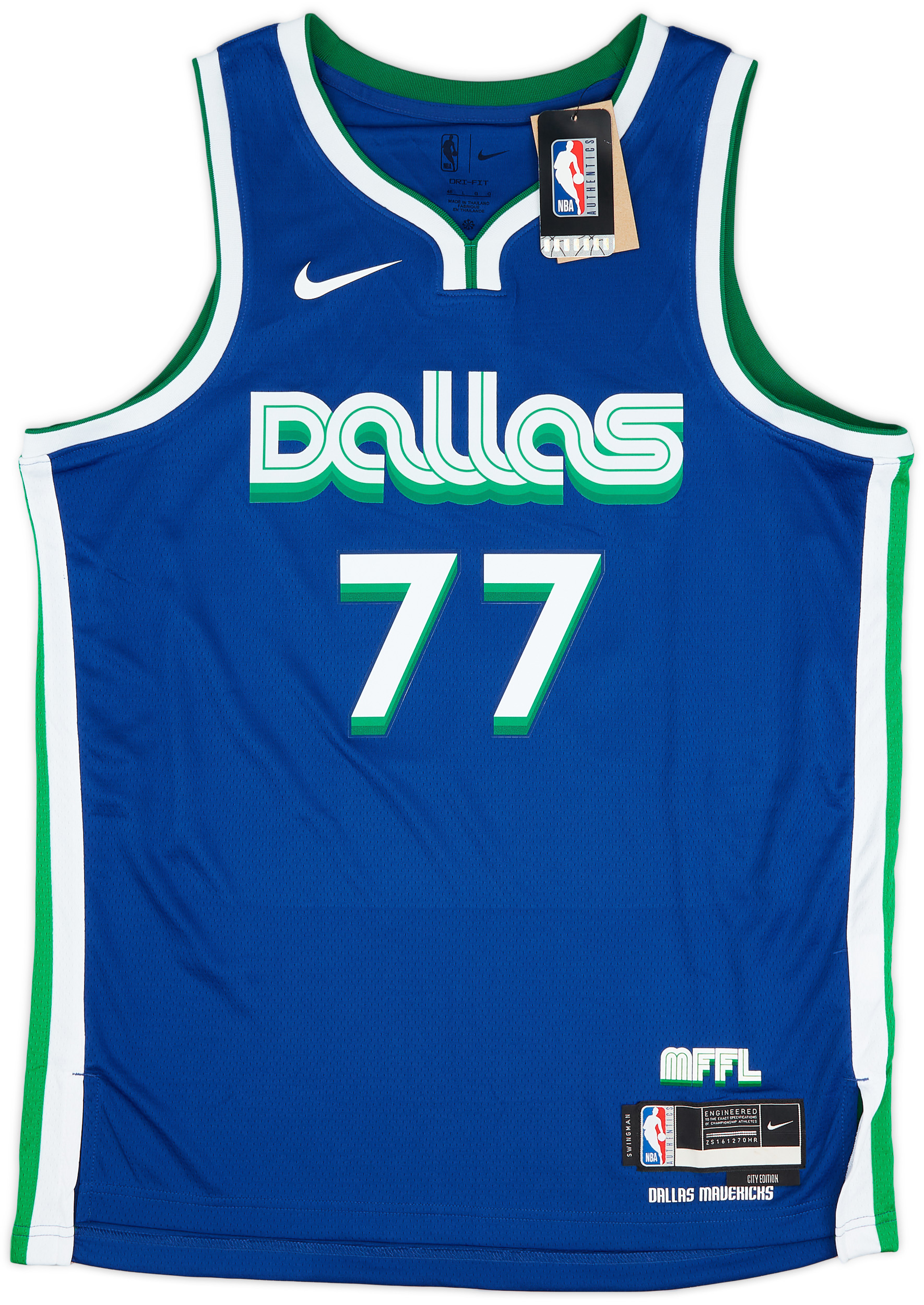 2022-23 Dallas Mavericks Doncic #77 Nike Swingman Alternate Jersey (L)
