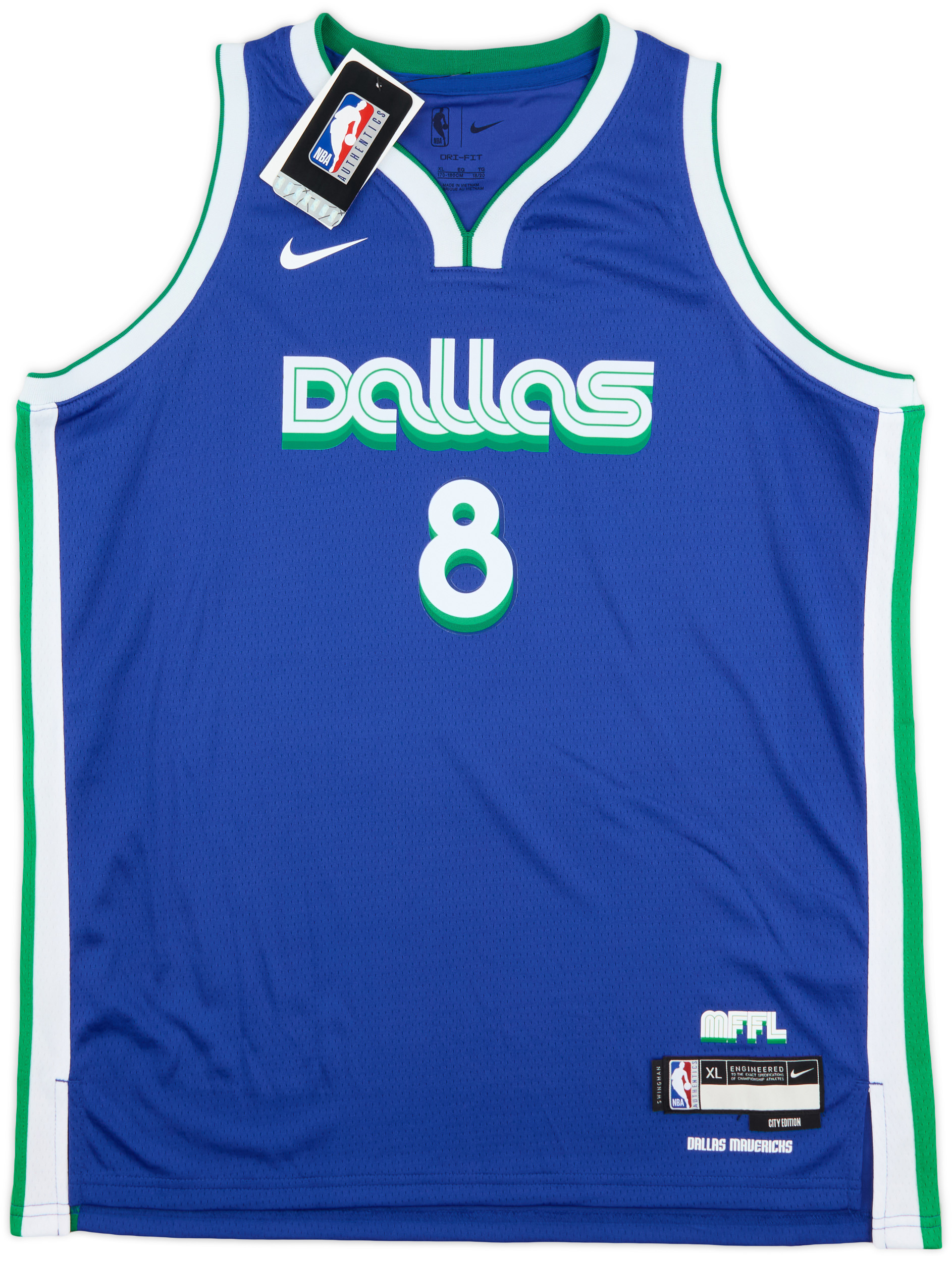 2022-23 Dallas Mavericks Green #8 Nike Swingman Alternate Jersey (XL.Kids)