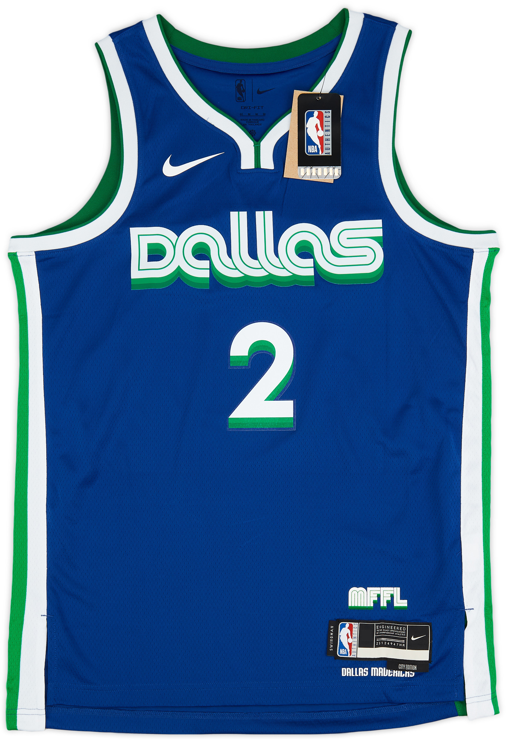 Nike Men's Dallas Mavericks Kyrie Irving #2 Swingman Jersey, XL, Blue