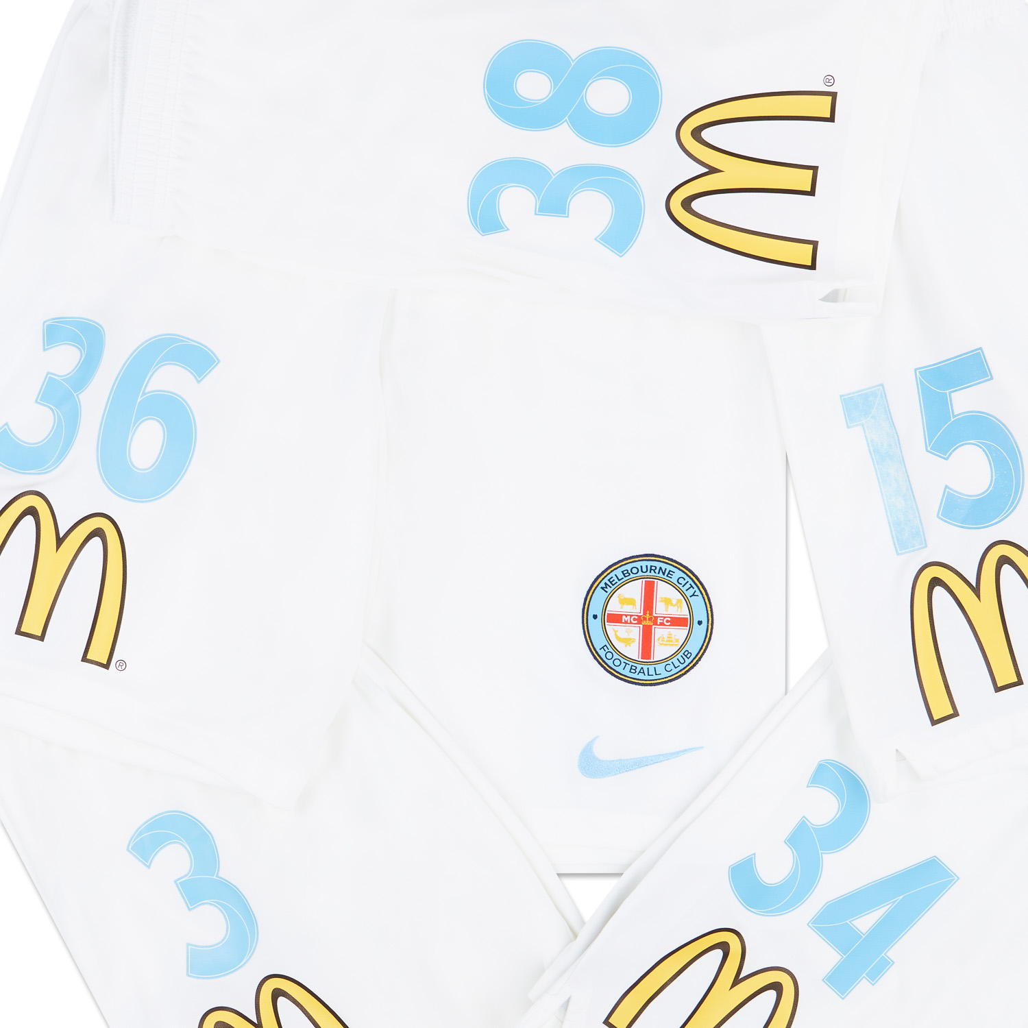 2018-19 Melbourne City Match Worn Home Shorts (Very Good)
