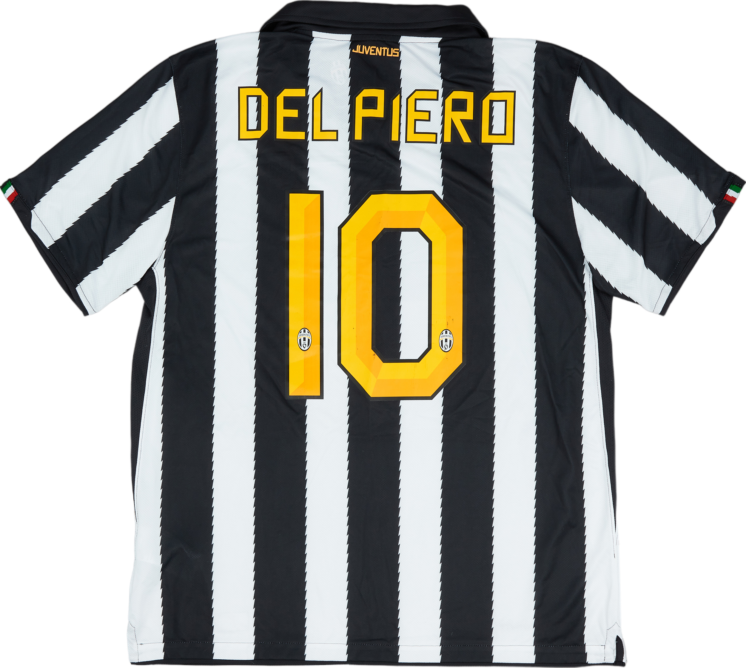 Juventus DEL PIERO 10 ジャージ 2008-09 Juventus Home Shirt Del Piero #10 - 4/10 - (S)