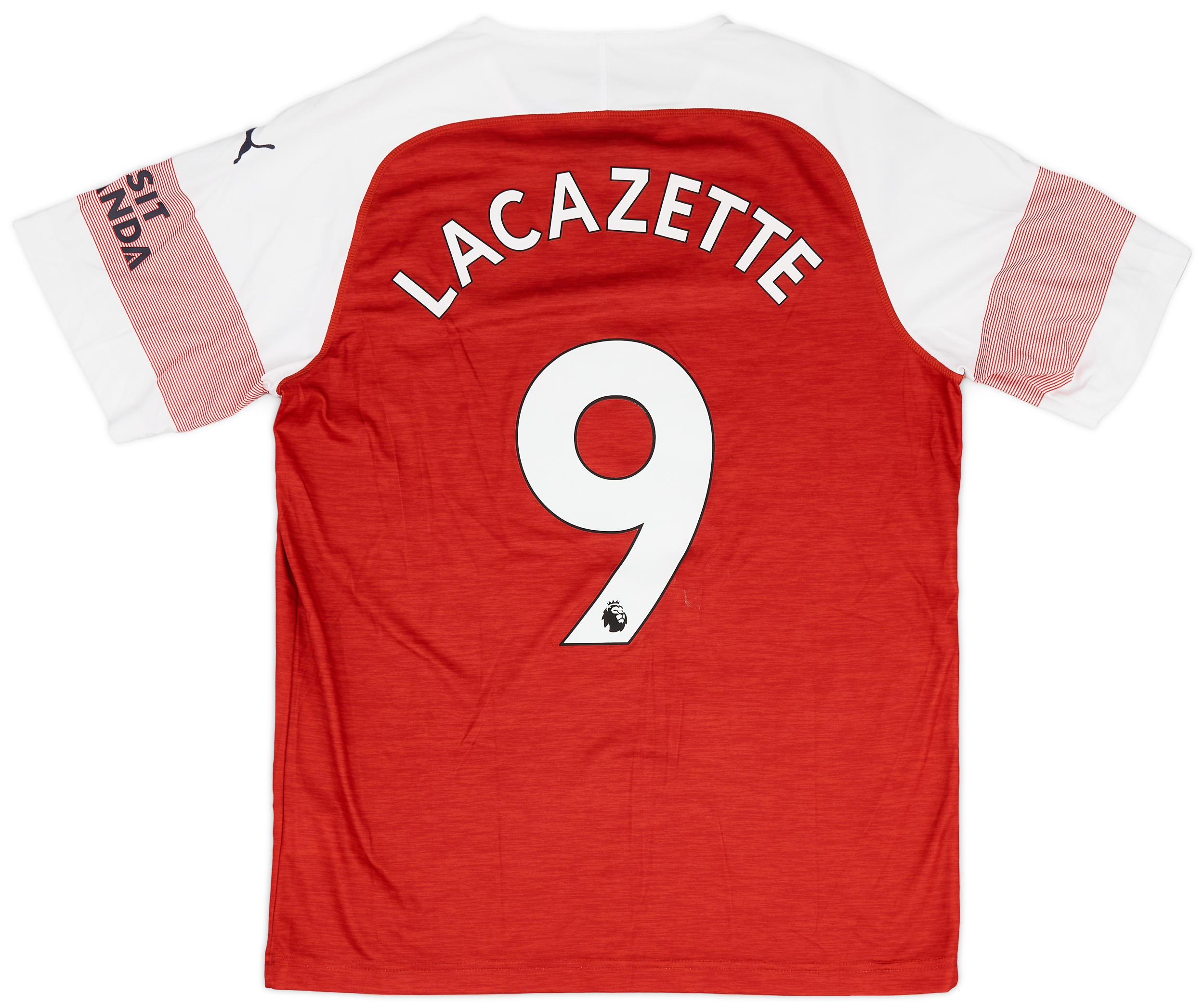 2018 19 Arsenal Home Shirt Lacazette 9 8 10 L