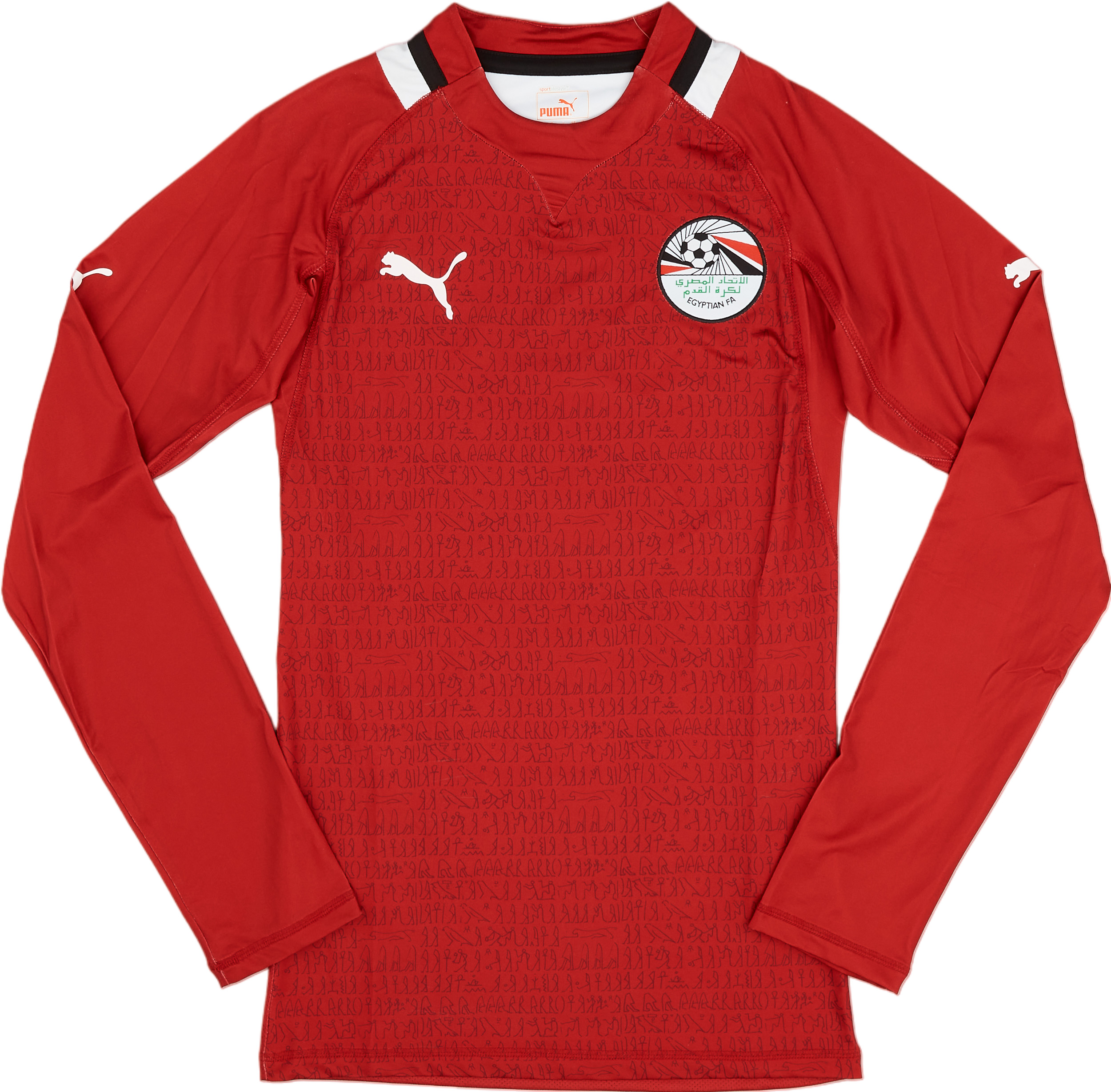 2012-13 Egypt Player Issue L/S Home Shirt - 9/10 - (M)