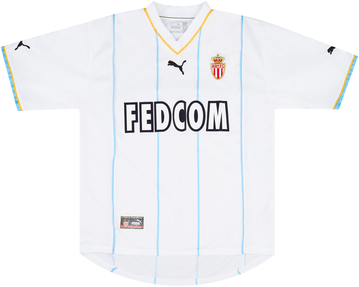 Maillot Extérieur AS Monaco 2011 – Macron – Taille M – État Correct (patiné)