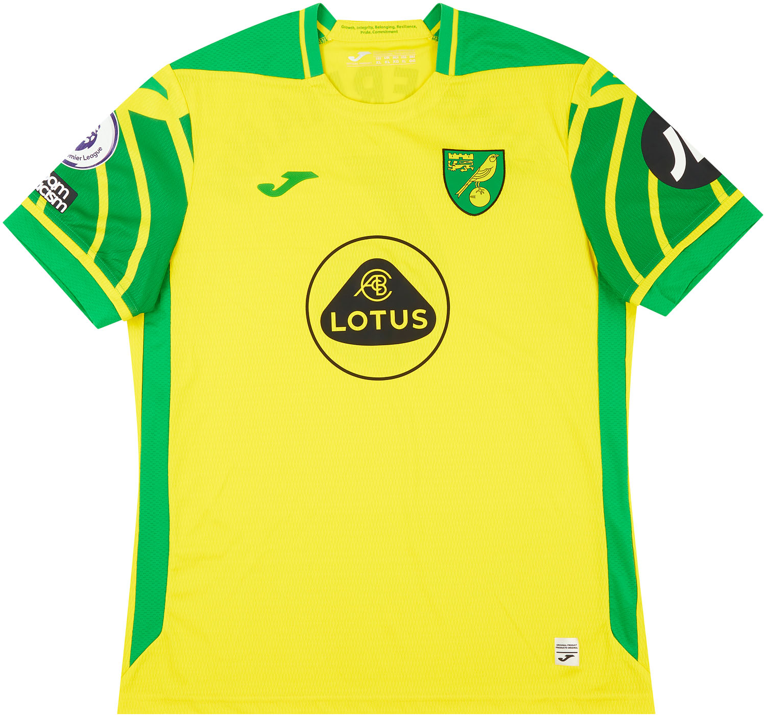 2021-22 Norwich Match Issue Home Shirt Zimmermann #6 (v Man Utd)