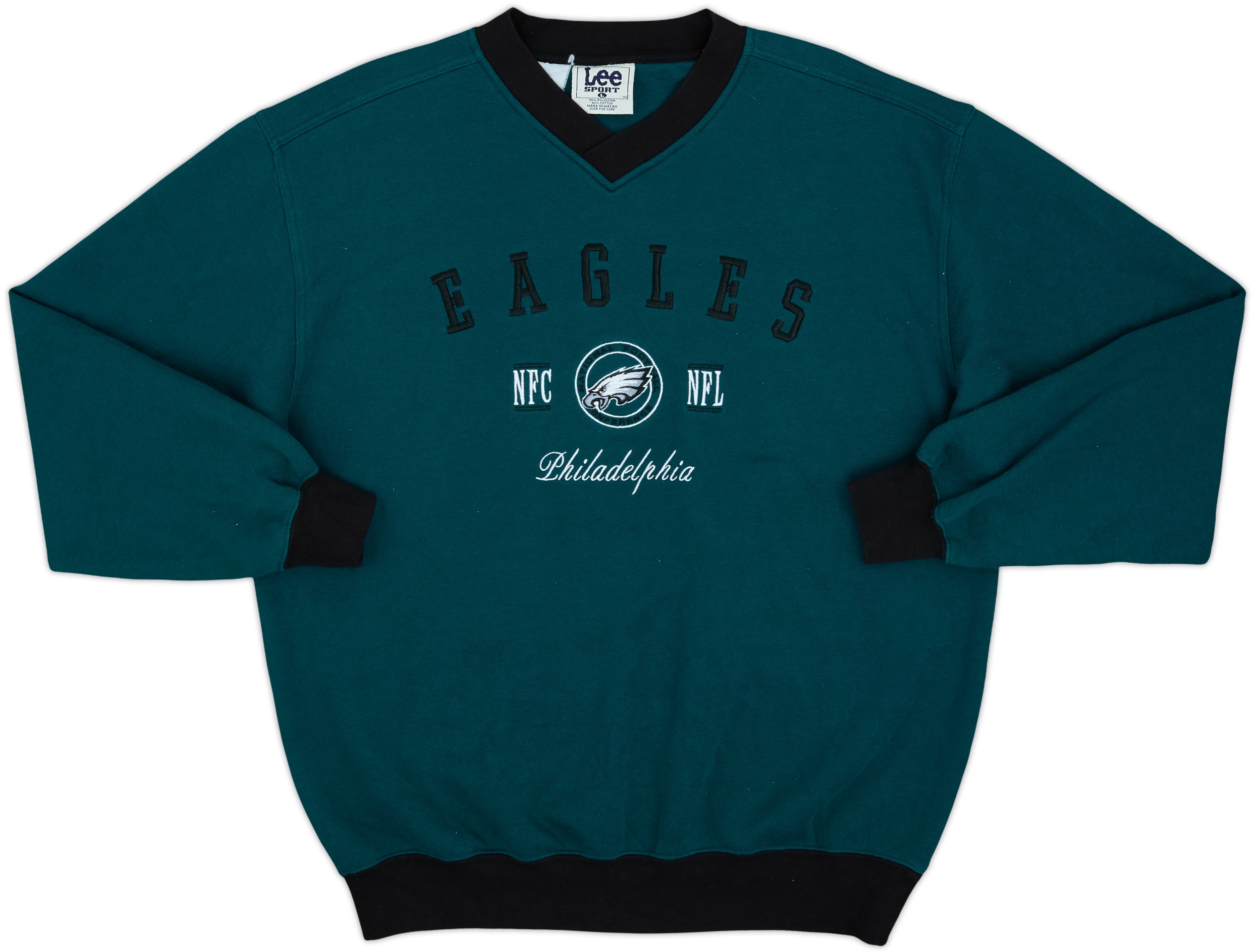 2001 Philadelphia Eagles Lee Sport Sweat Top - 8/10 - (L)