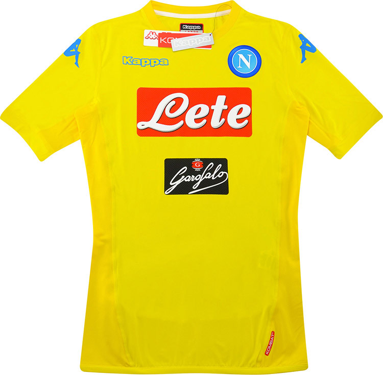2017 18 Napoli Authentic Away Shirt
