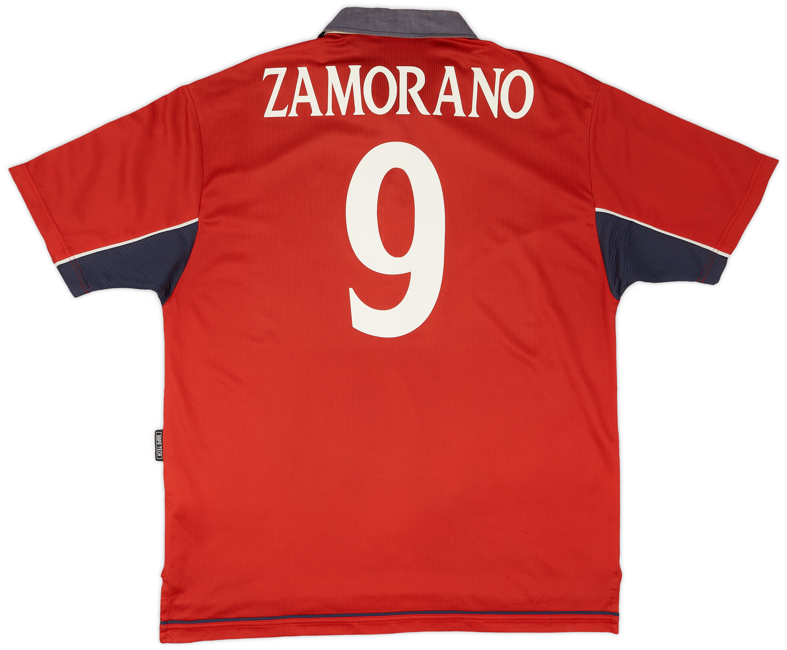 2000-01 Chile Home Shirt Zamorano #9 - 7/10 - (XL)