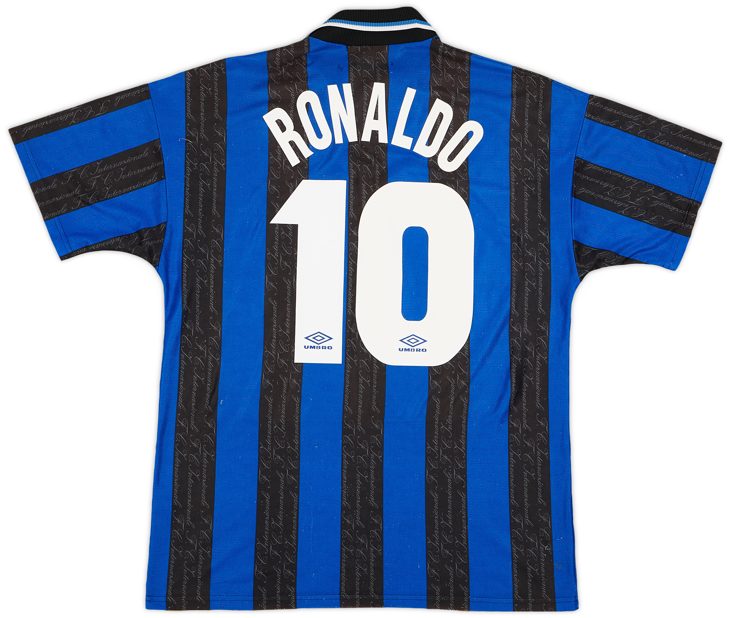 1997 98 Inter Milan Home Shirt Ronaldo 10 6 10 L