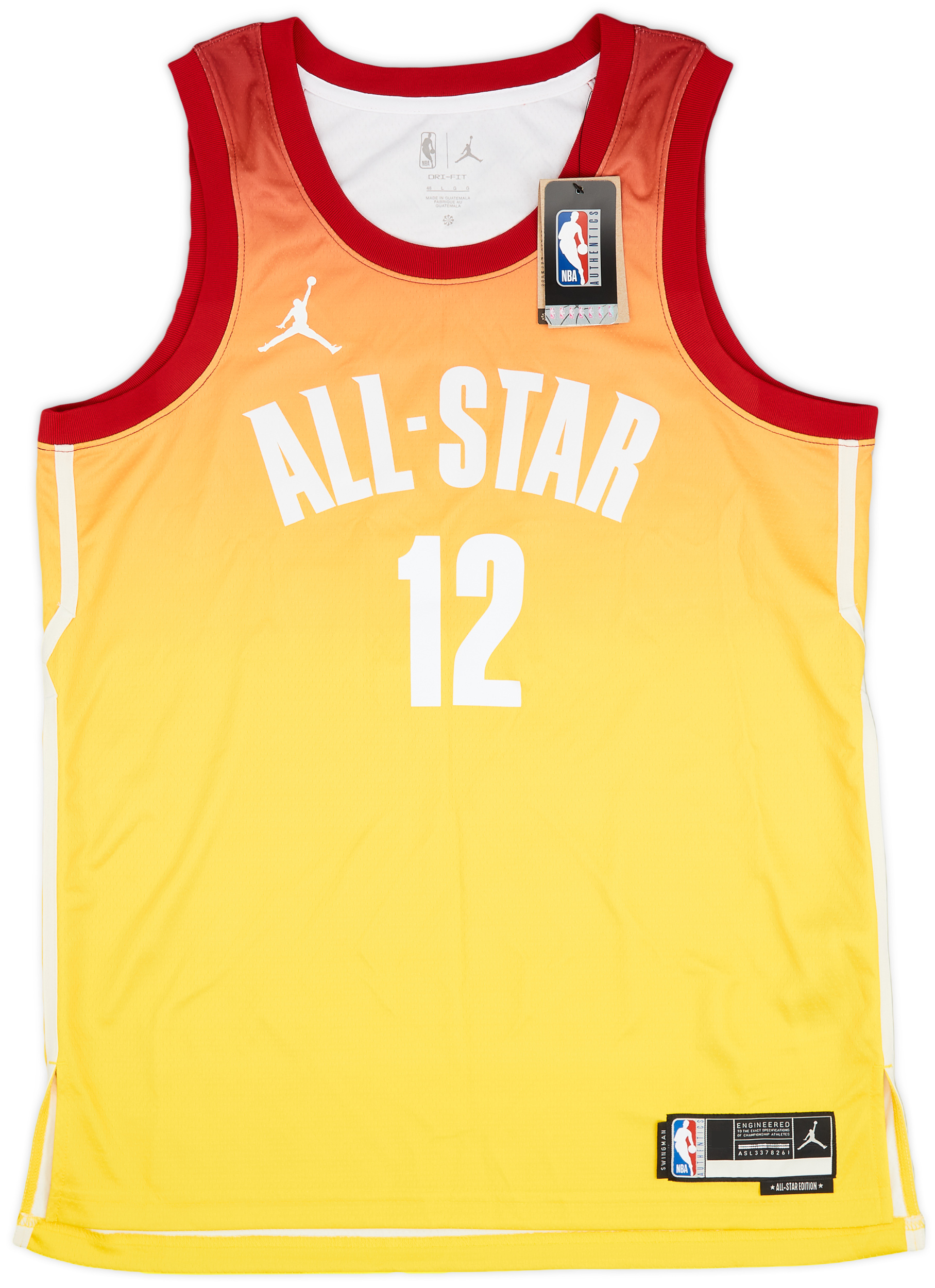2023 NBA AllStar Morant 12 Jordan Swingman Jersey (L)