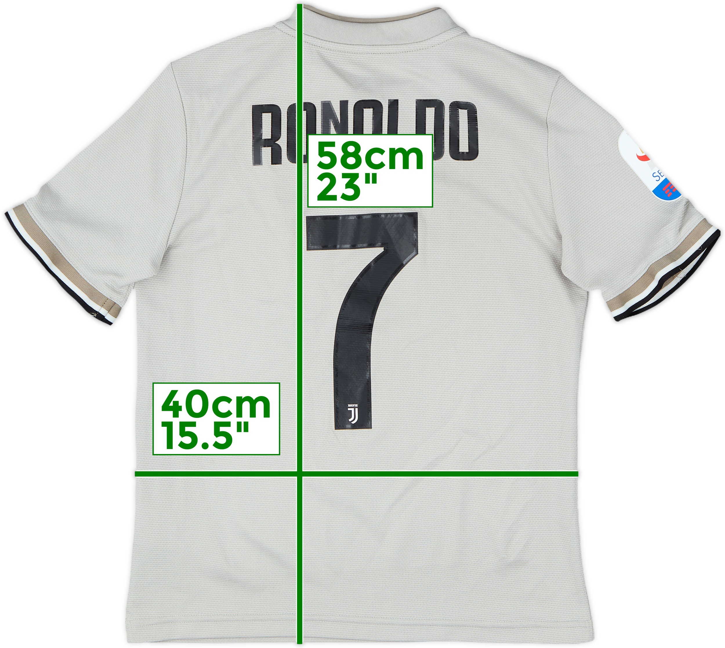 2018-19 Juventus Third Shirt Ronaldo #7 - 8/10 - (M)