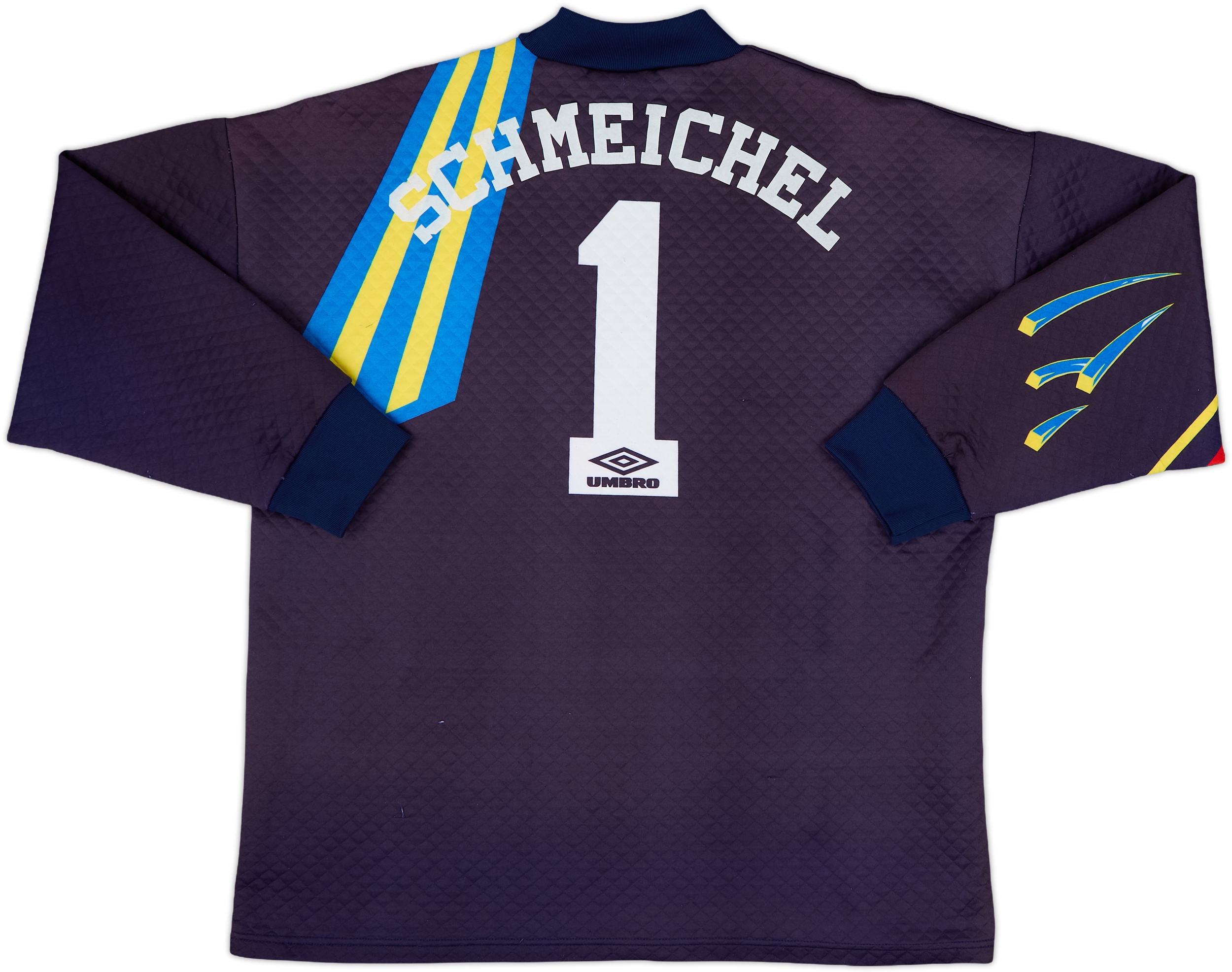1992-93 Manchester United GK Shirt Schmeichel #1 - 9/10 - (L)