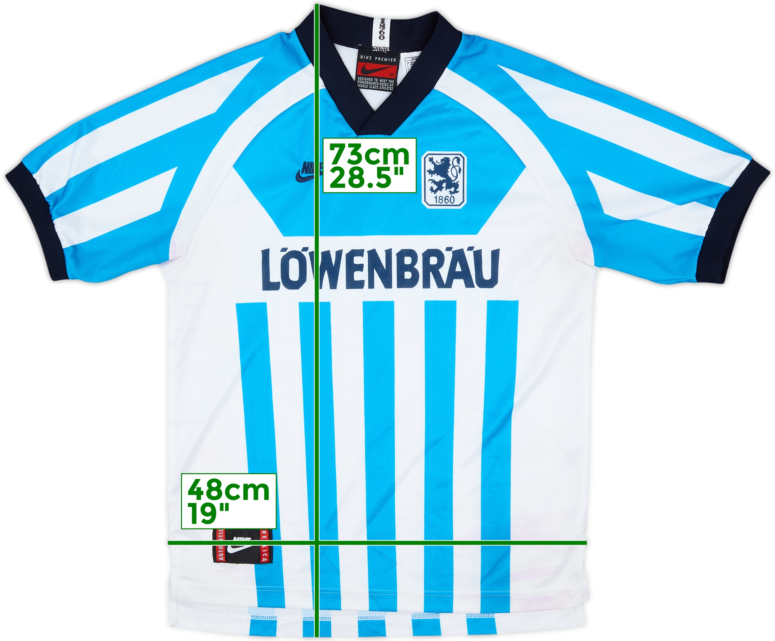 Football shirt soccer 1860 Munich München Home 1995/1996