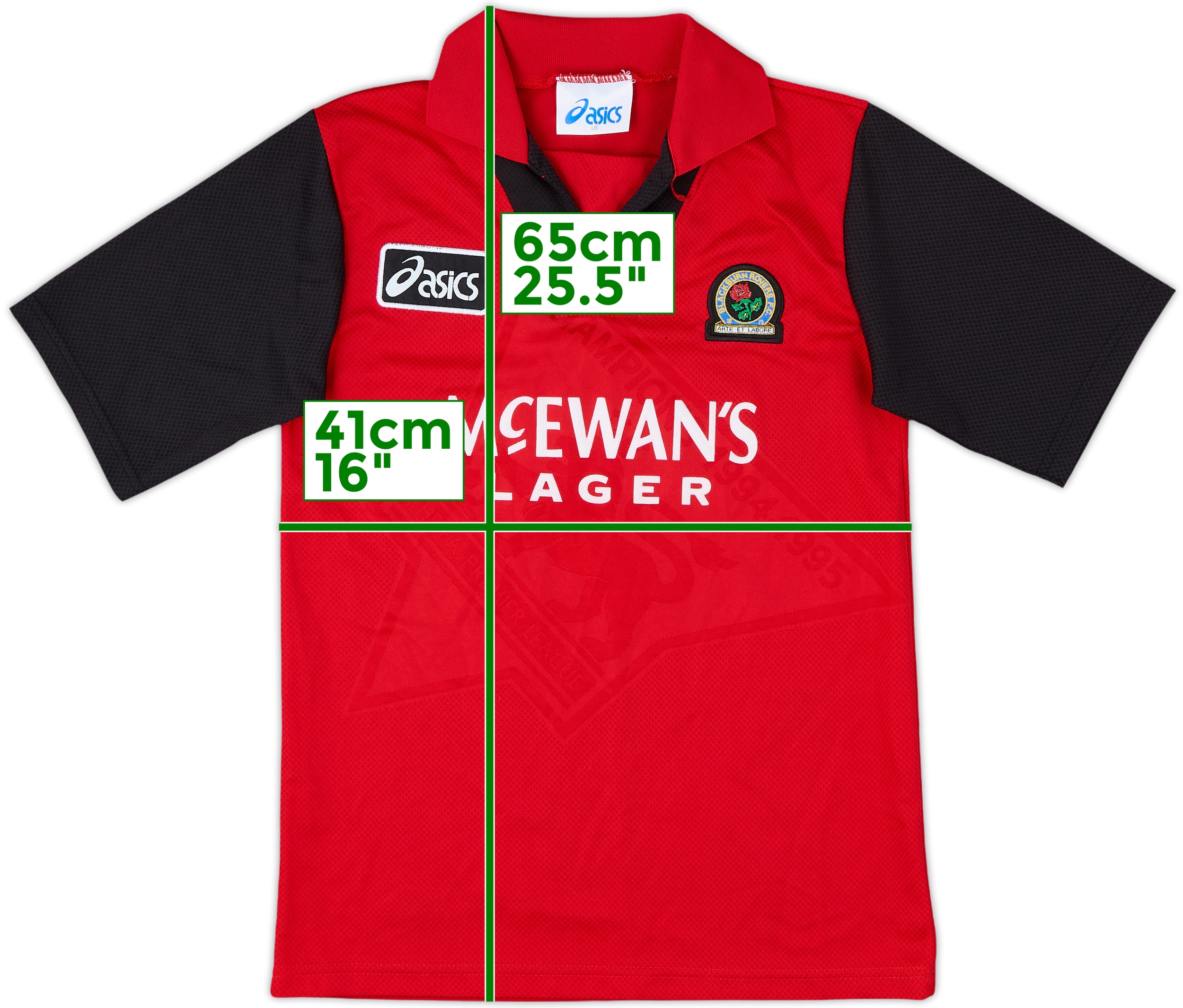 Blackburn Rovers F.C. シャツ 1995 Official 1994-95 BLACKBURN ROVERS 1995 CHAMPIONS SHIRT