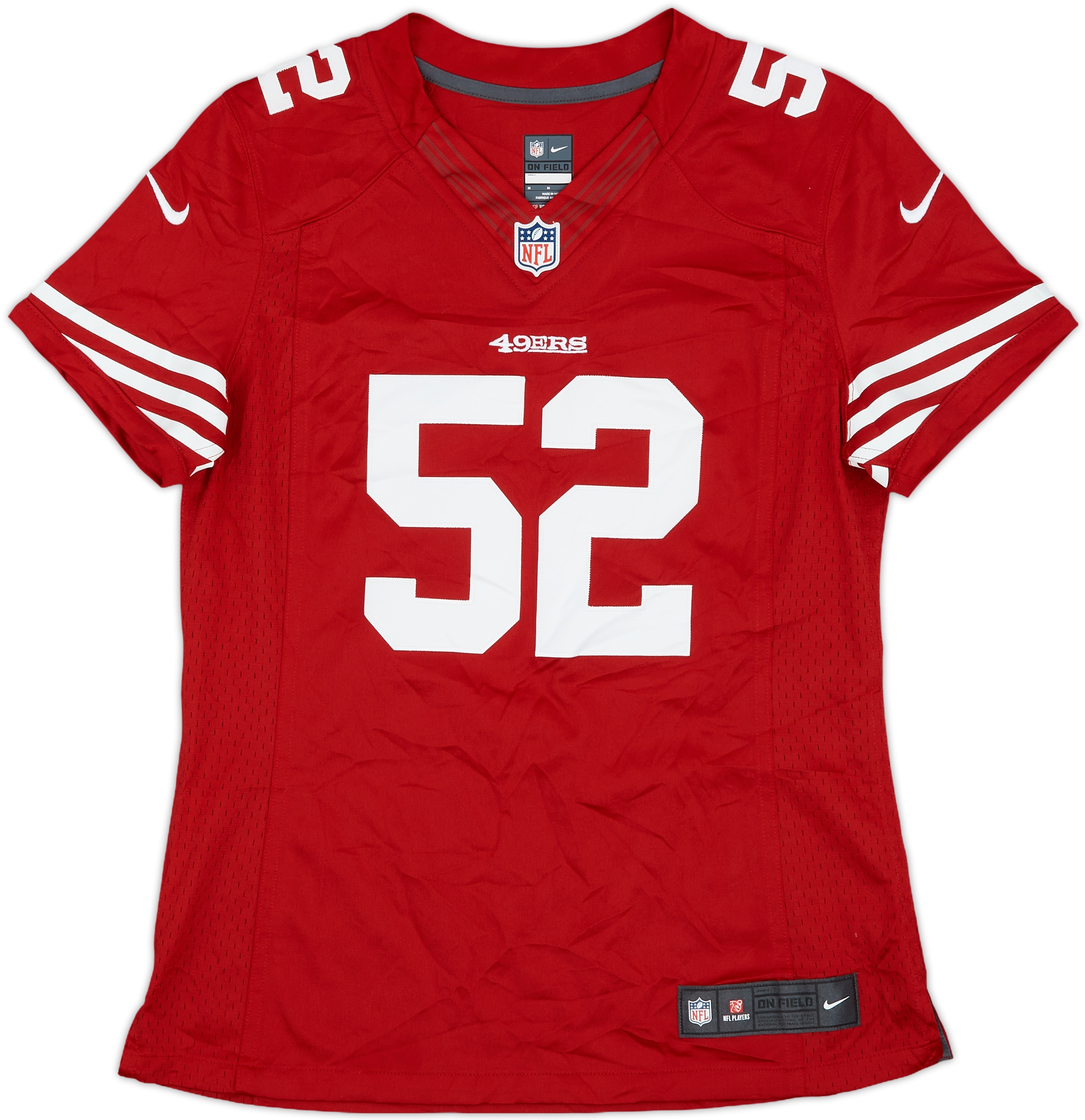 2012-14 San Francisco 49ers Willis #52 Nike Premier Home