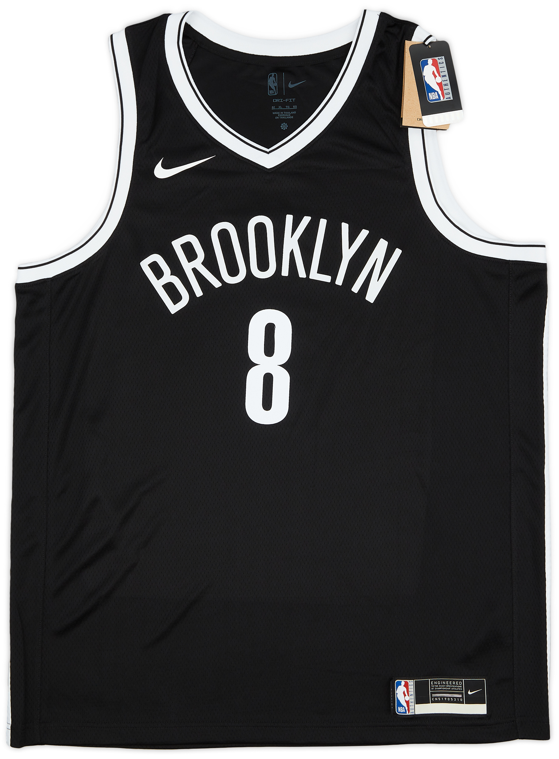 202123 Brooklyn Nets Mills 8 Nike Swingman Away Jersey (XL)