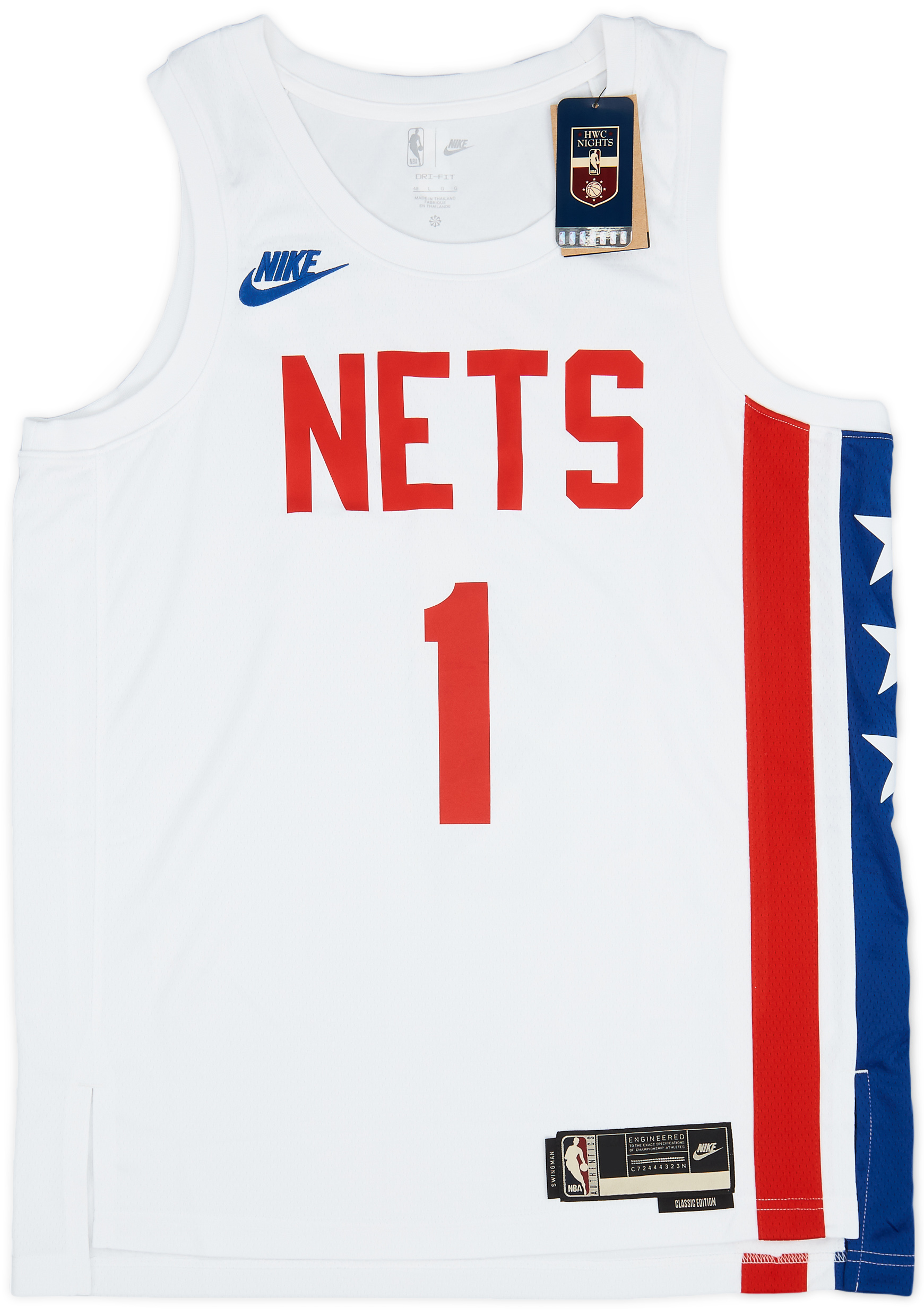 2023 Brooklyn Nets Bridges 1 Nike Swingman Classic Jersey (L)