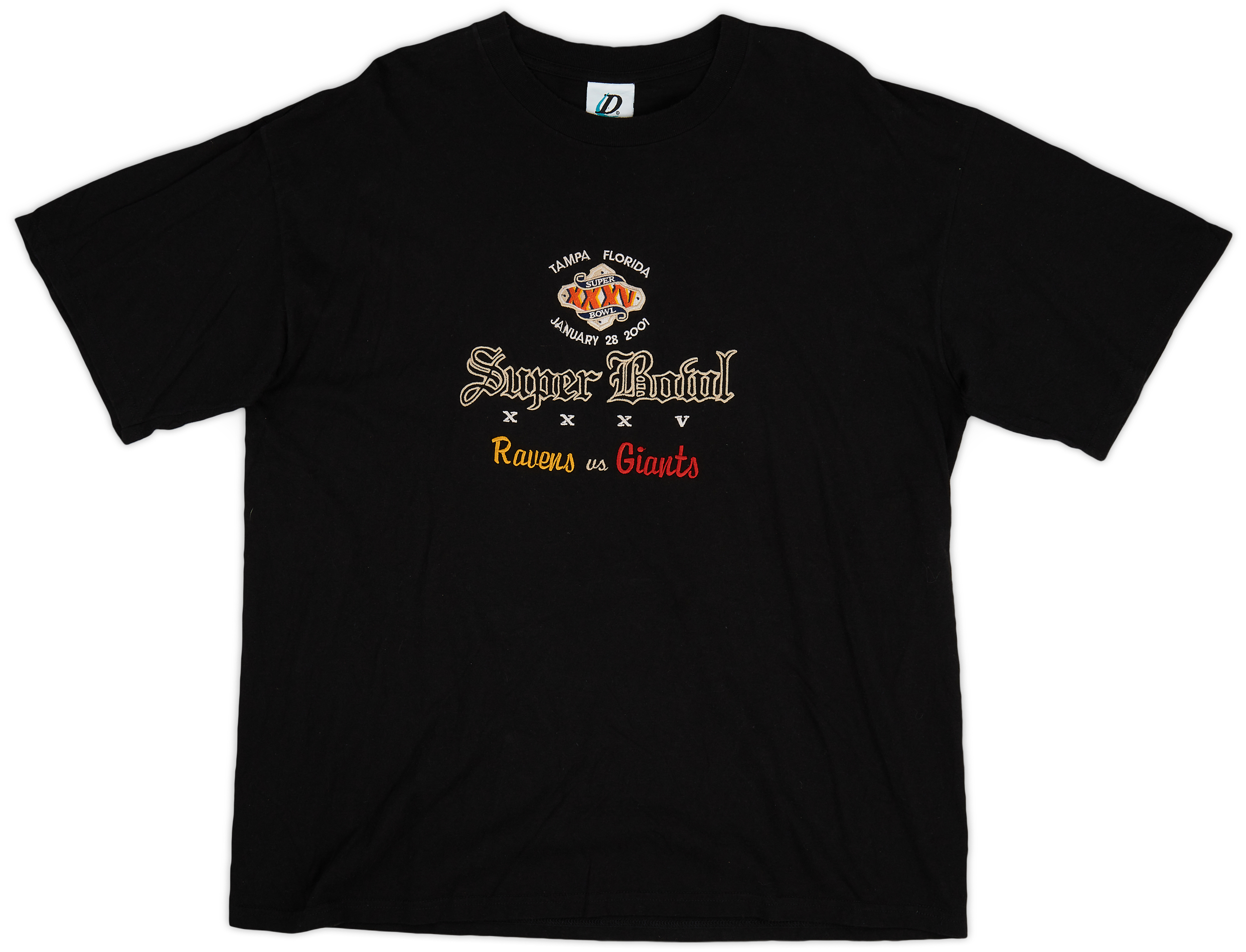 2001 Super Bowl XXXV Tee (Excellent) XXL