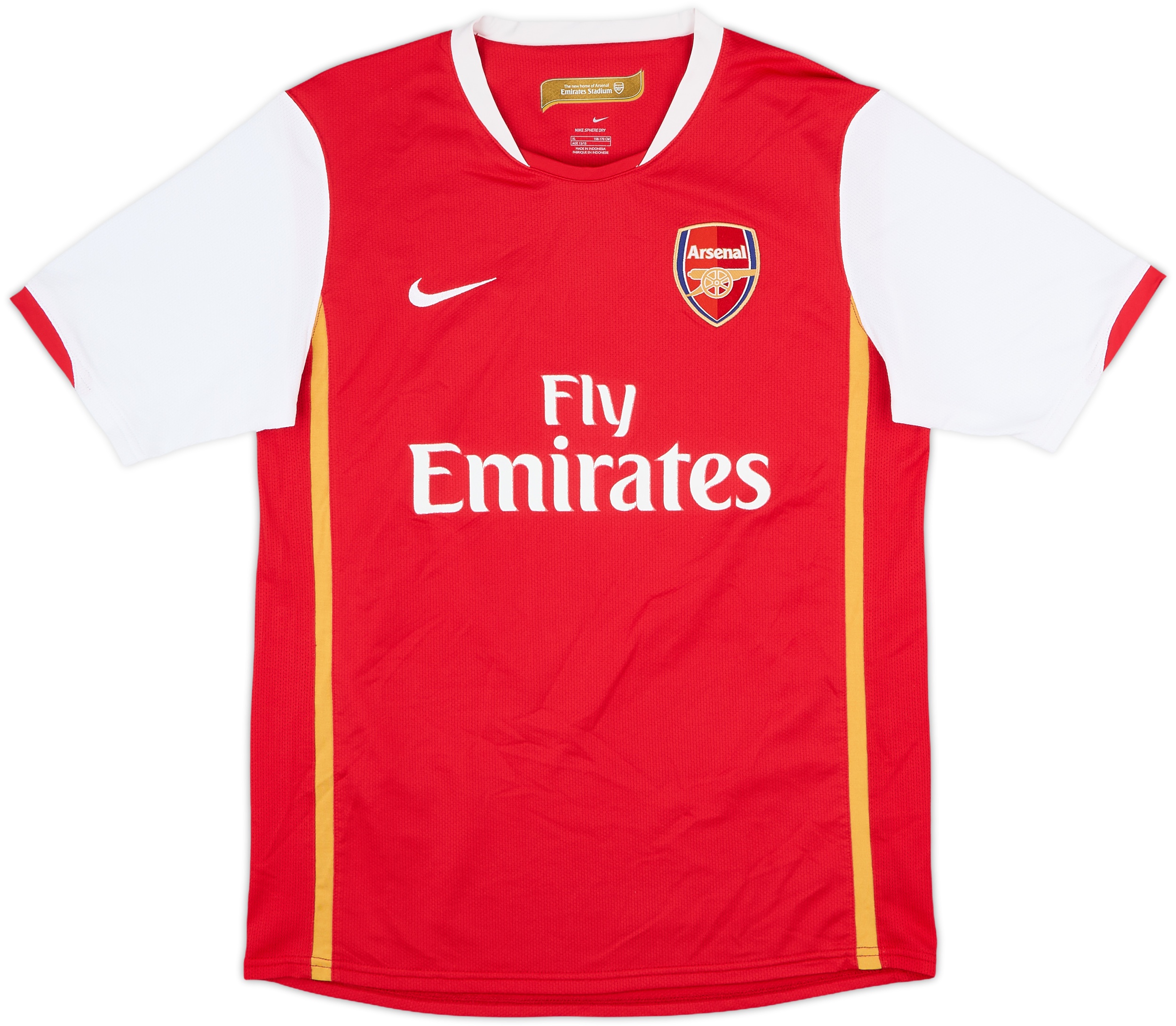 アーセナル　ユニフォーム（No.4 fabregas） Arsenal London 2008 Home Football Shirt Nike Soccer Jersey