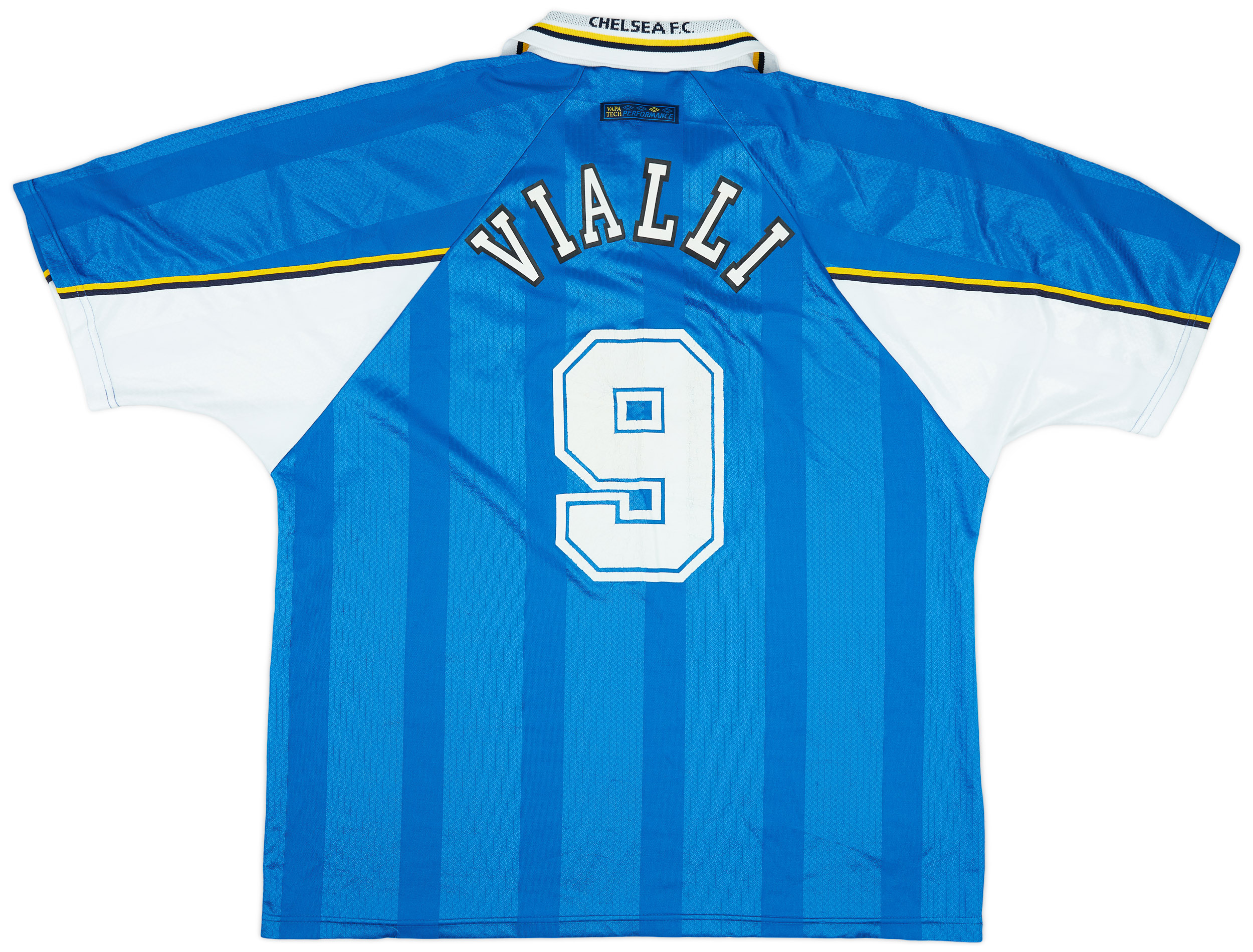 1997-99 Chelsea Home Shirt Vialli #9 - 6/10 - (XXL)