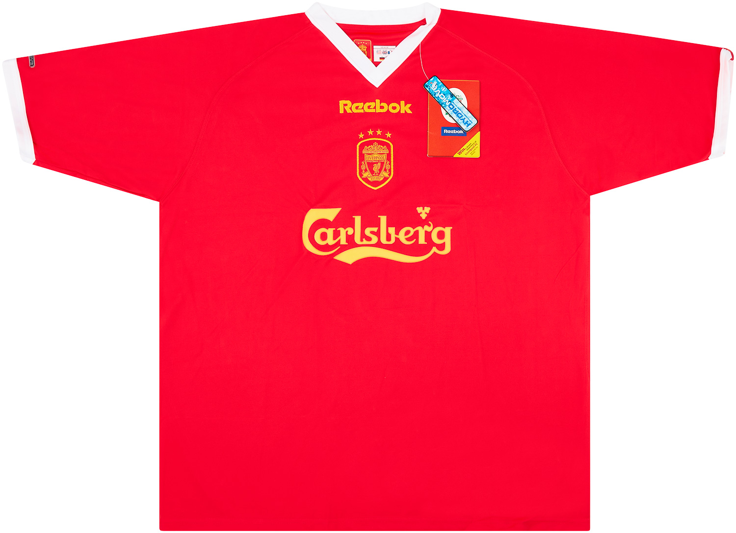 2001 02 Liverpool European Shirt Owen 10 XL