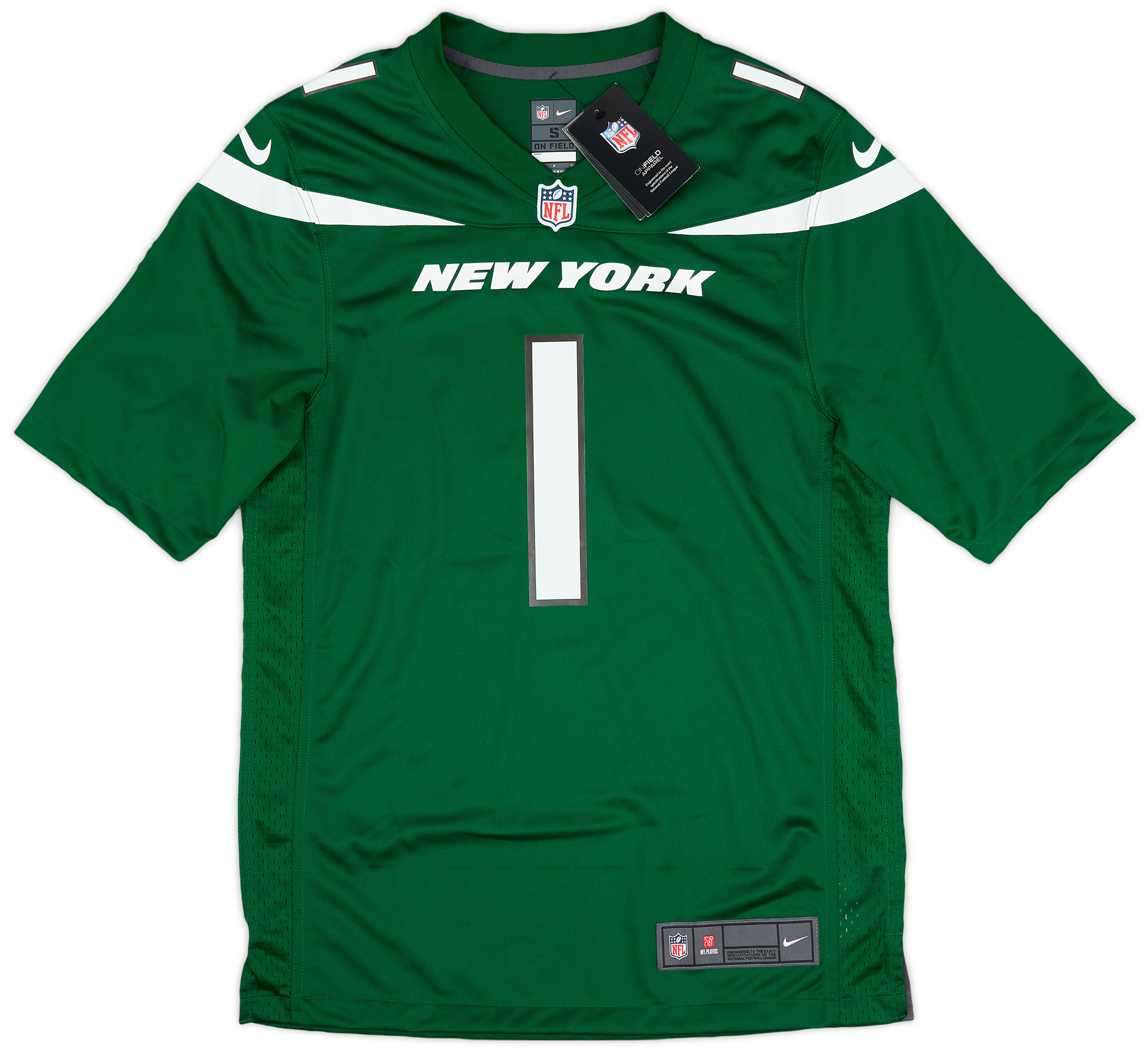202223 New York Jets Gardner 1 Nike Game Home Jersey (S)
