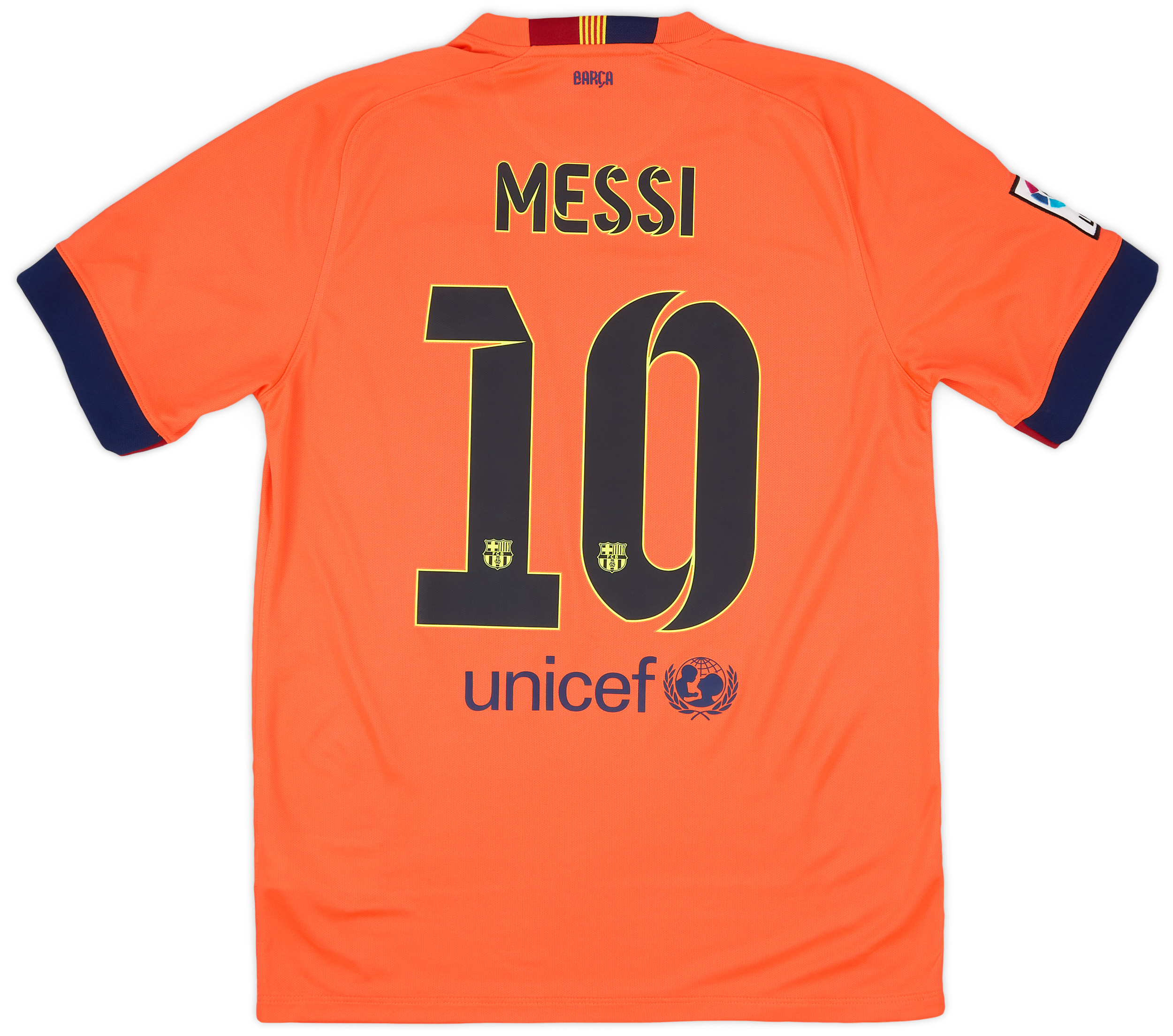 2014-15 Barcelona Away Shirt Messi #10 - Mint 10/10 - (M)
