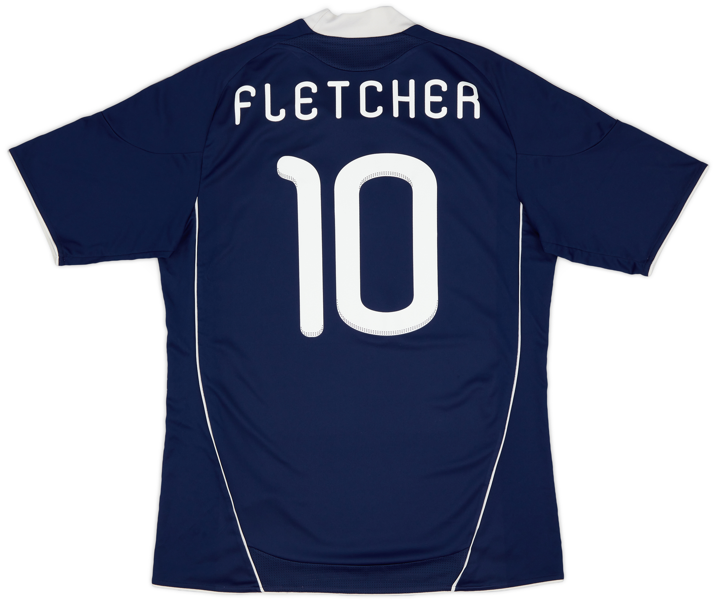 201011 Scotland Home Shirt Fletcher 10 Very Good 7/10 (L)