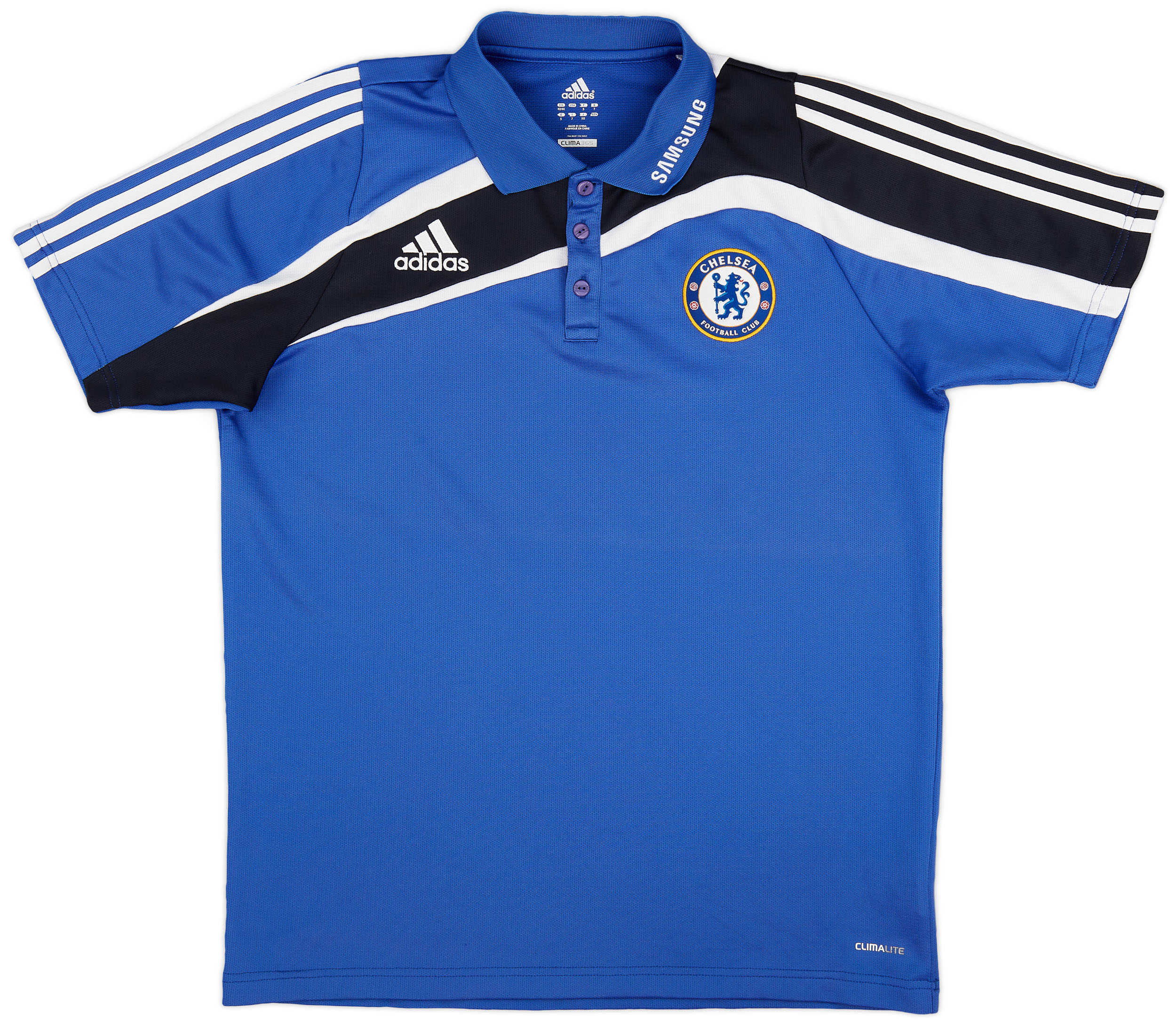 2009-10 Chelsea adidas Polo Shirt - 9/10 - (L)