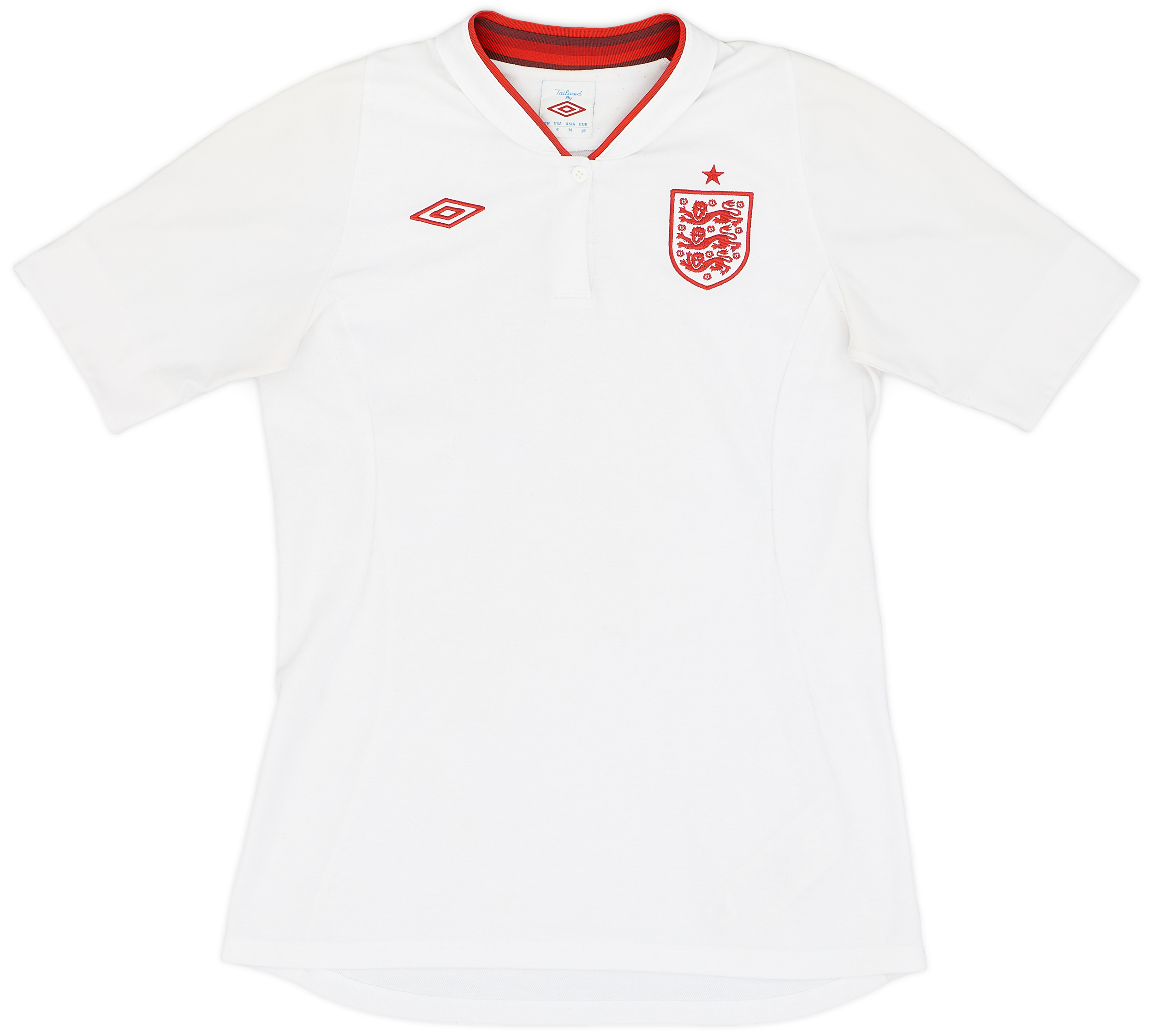 201213 England Home Shirt 6/10 (Womens)