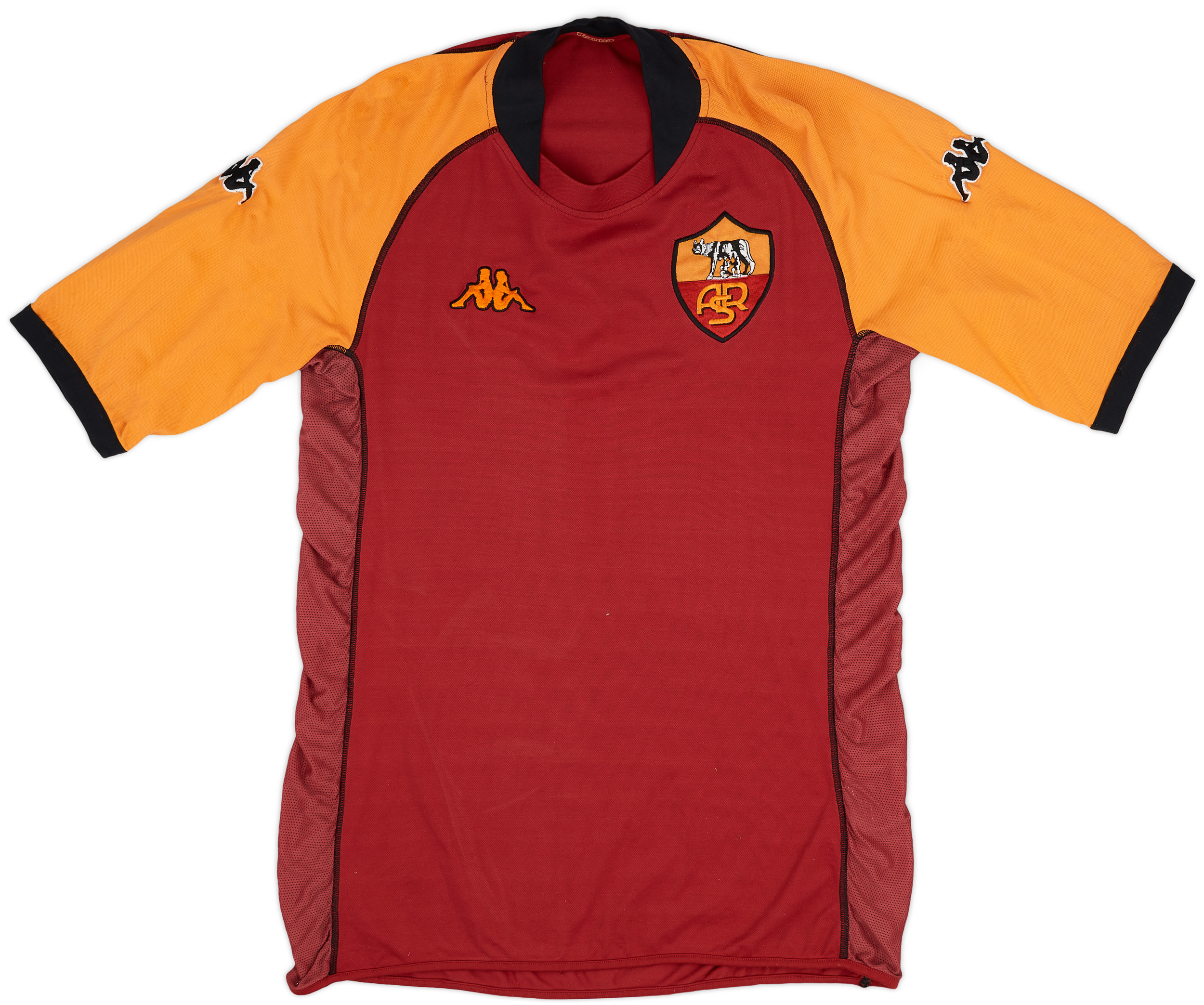 2002-03 Roma European Home Shirt - 6/10 - (XL)