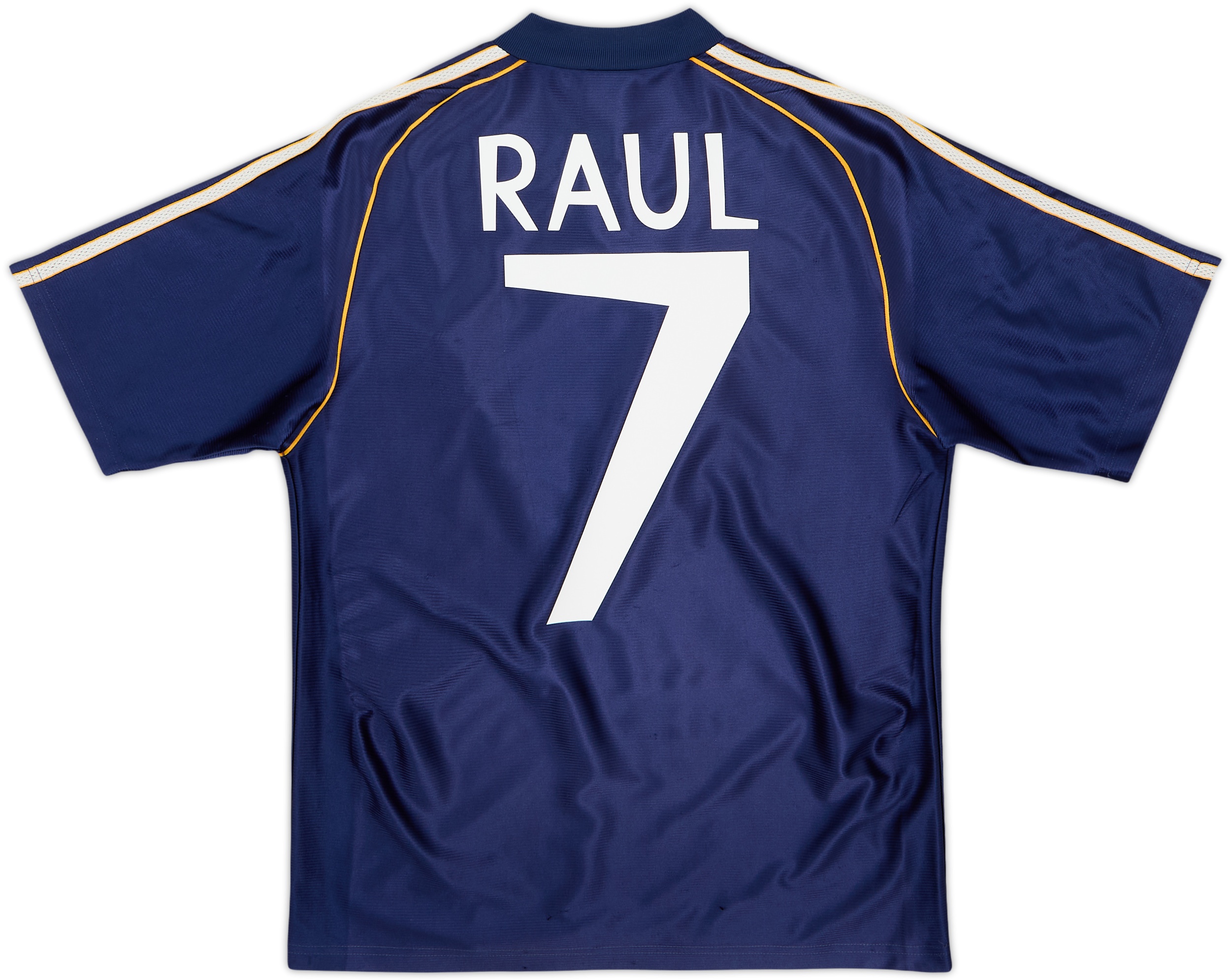 1998-99 Real Madrid Third Shirt Raul #7 - 5/10 - (XL.Boys)