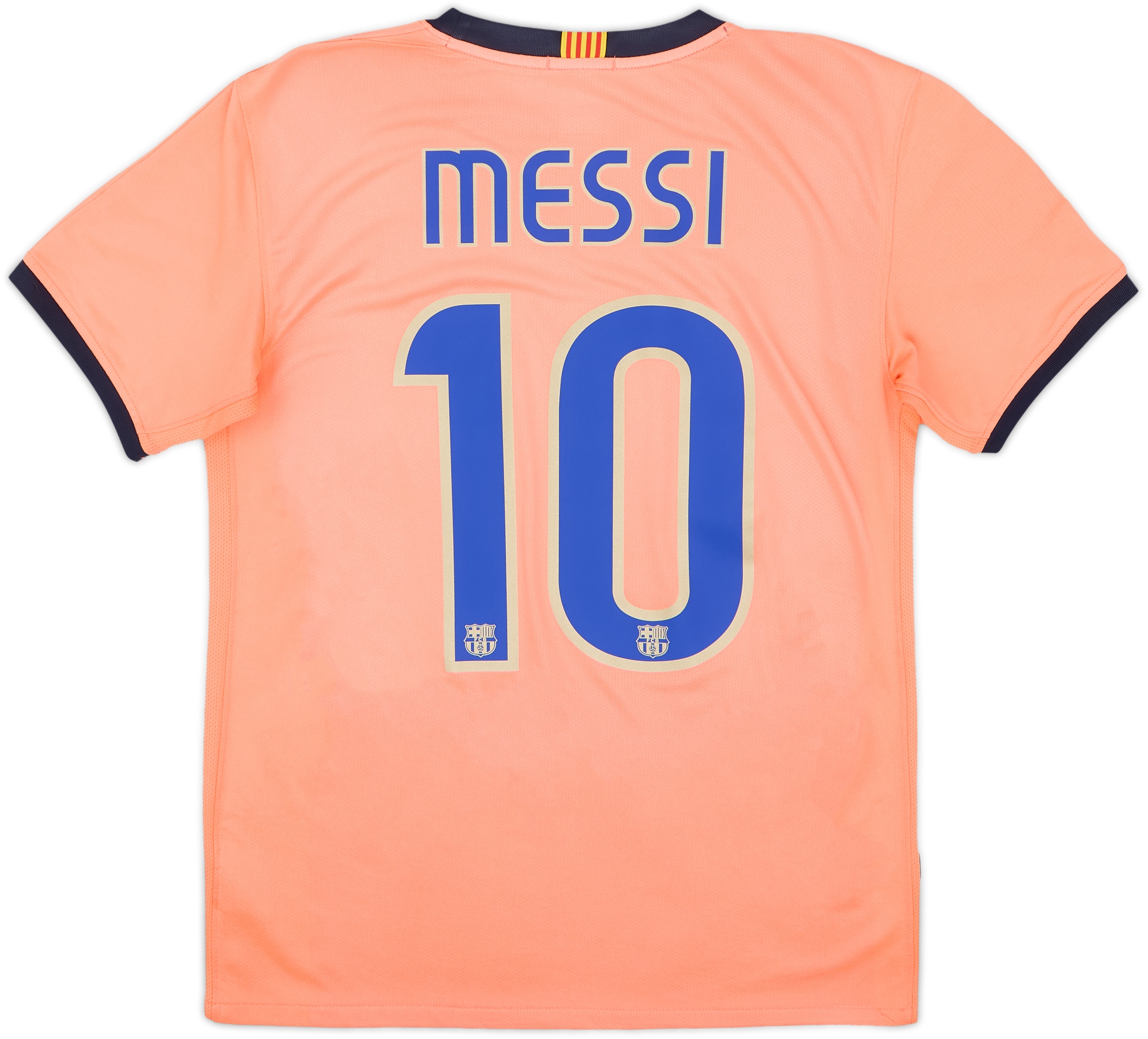 2009-10 Barcelona Away Shirt Messi #10 - 7/10 - (XL.Boys)
