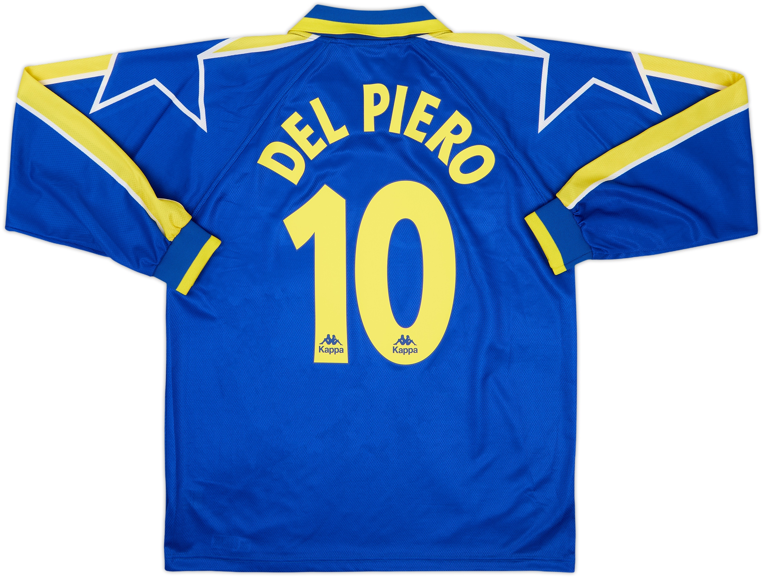 1996-97 Juventus Away L/S Shirt Del Piero #10 - 10/10 - (XL)
