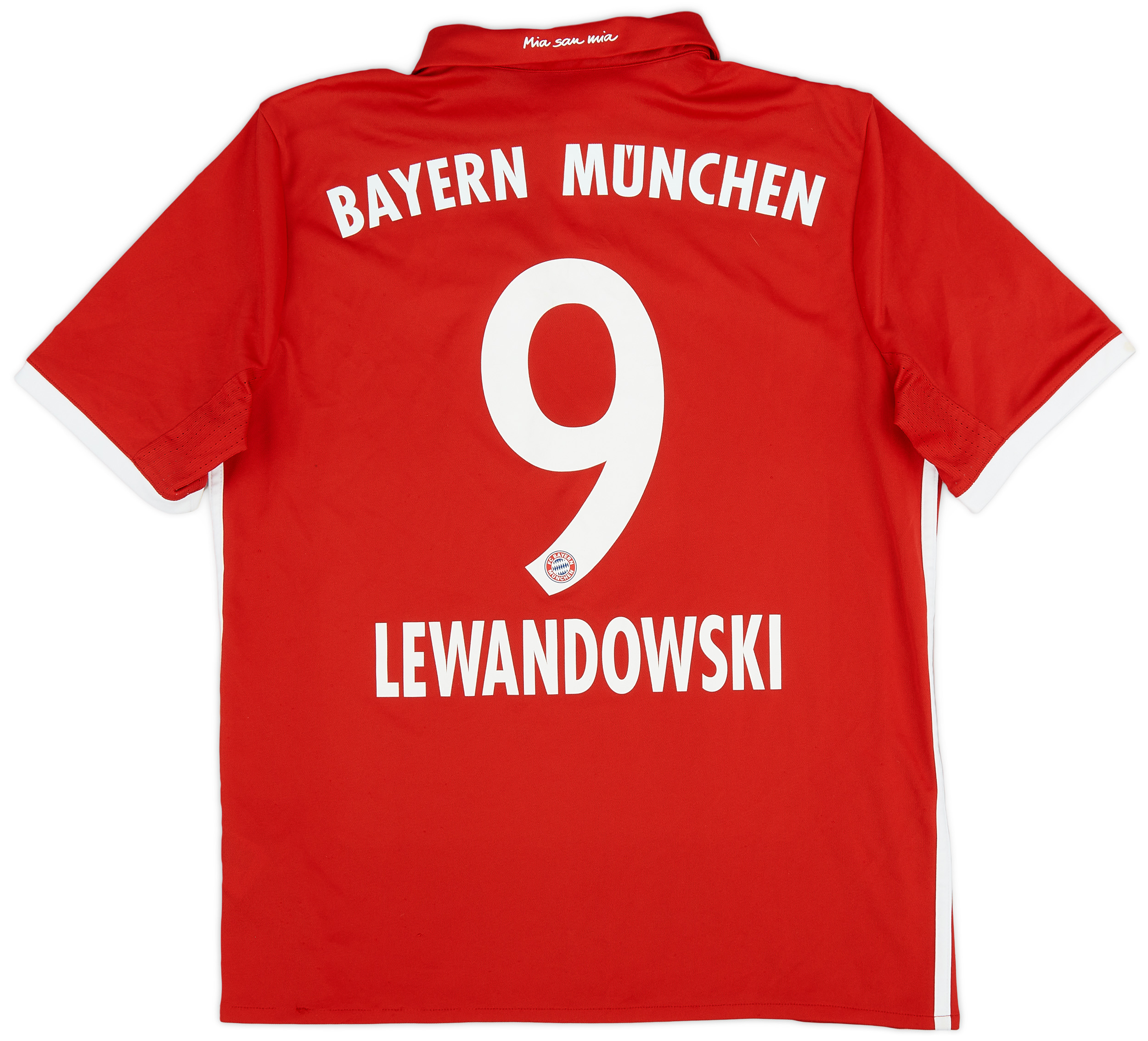 FC Bayern München Trikot Home/Lewandowski/Rückennummer mit Unterschrift