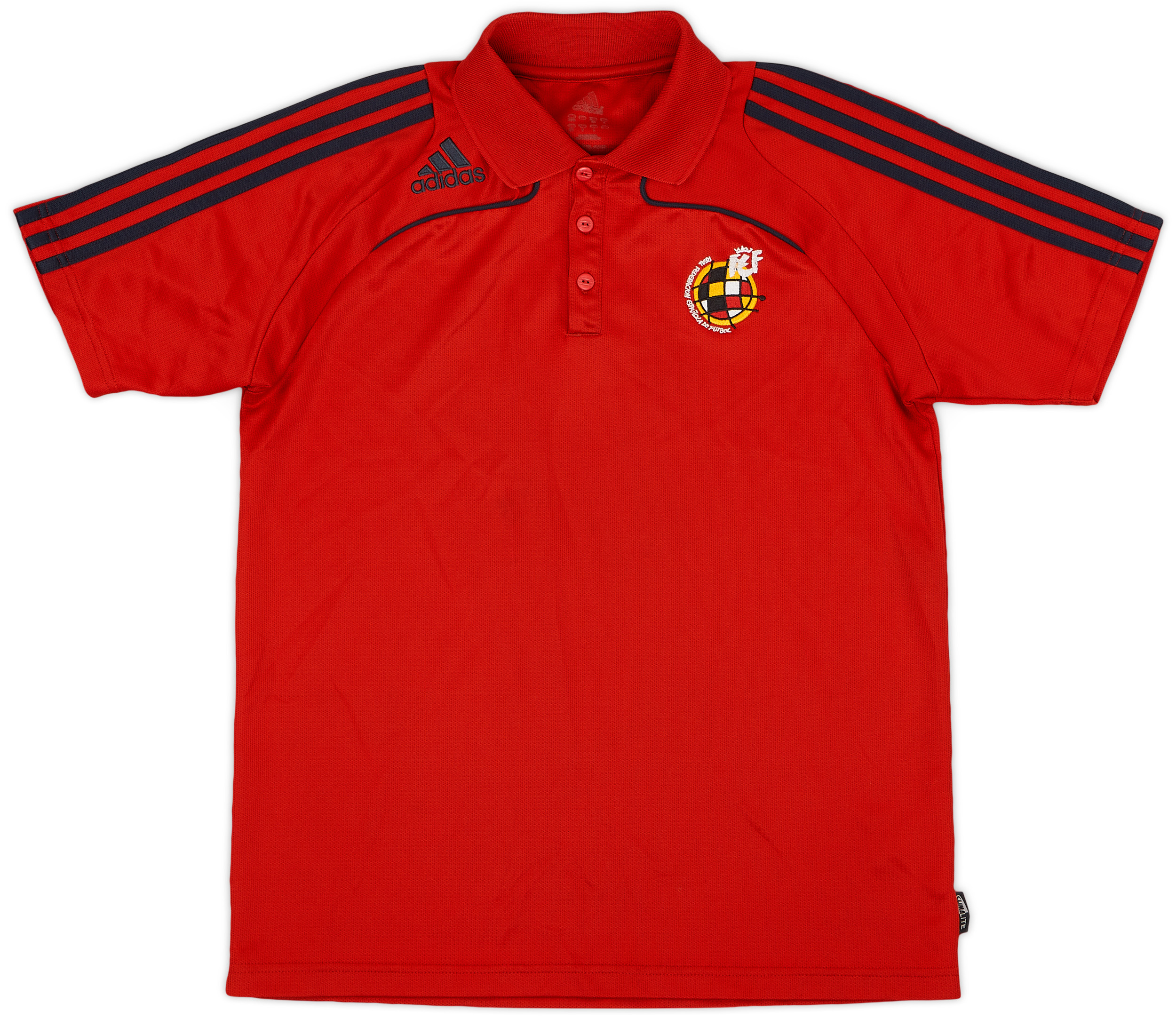 2007 08 Spain Adidas Polo Shirt 8 10 M 