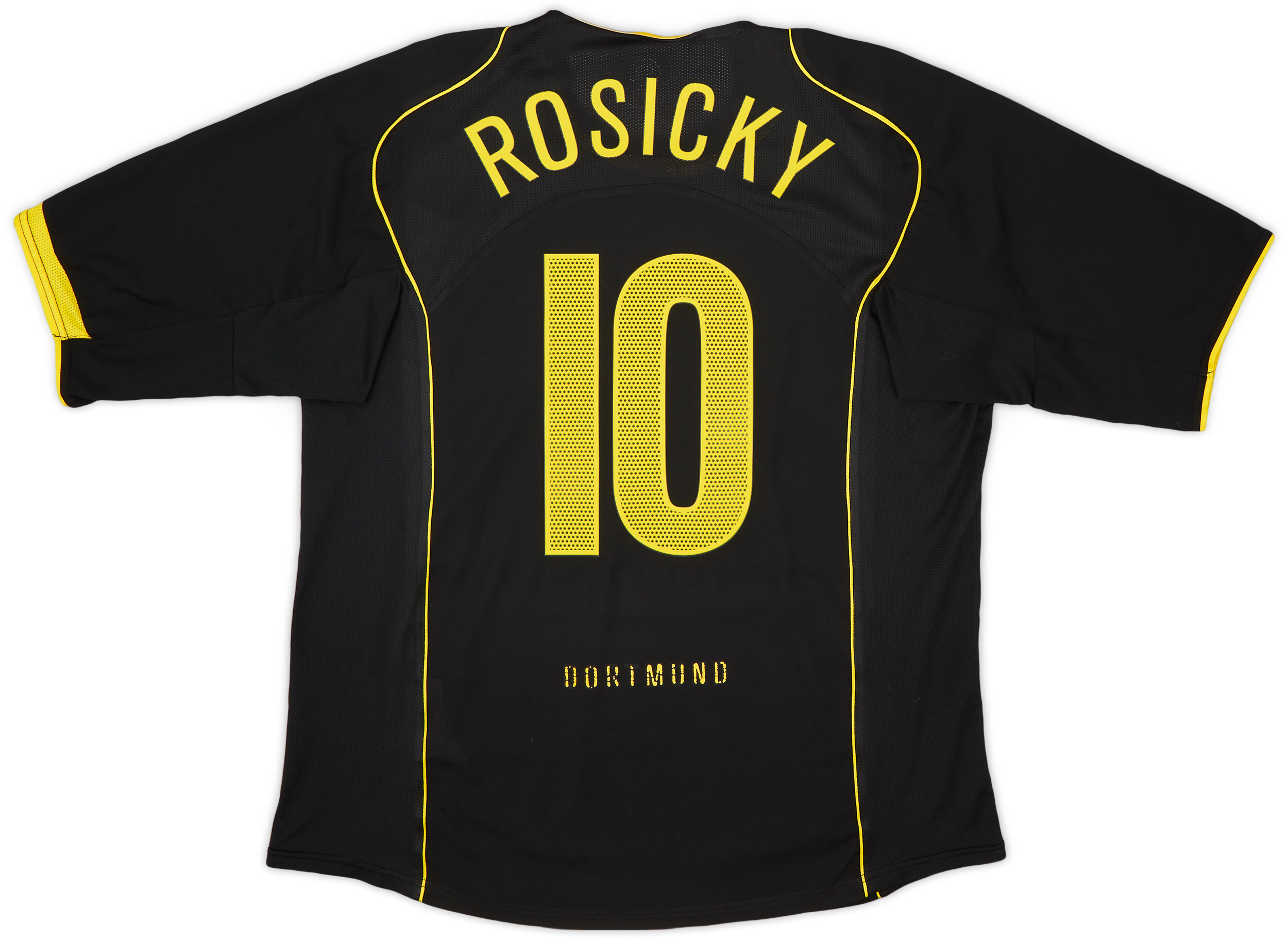 Borussia Dortmund 2000-2001 Away football  long sleeve shirt #10 Rosicky