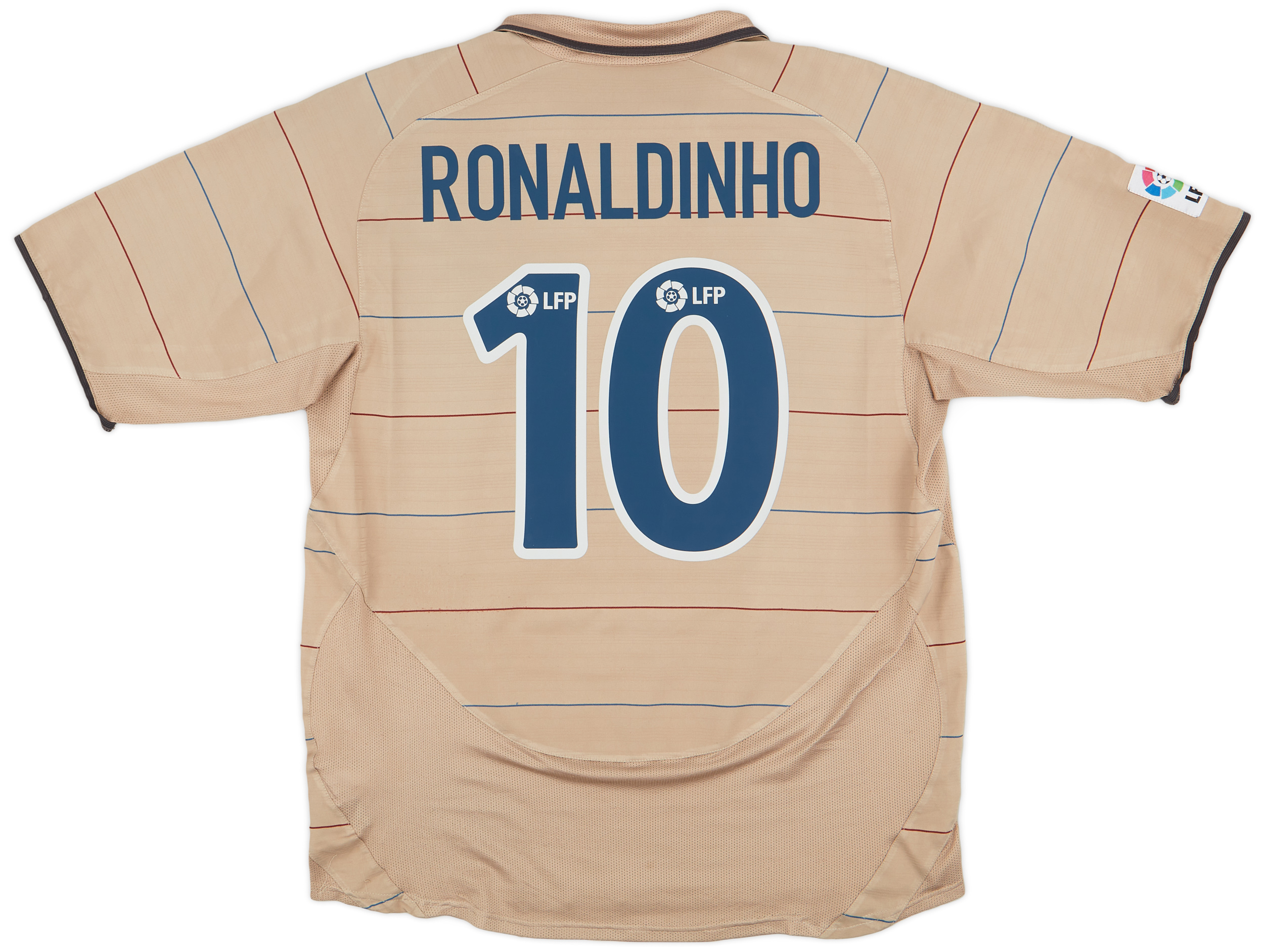 200305 Barcelona Away Shirt Ronaldinho 10 8/10 (L)