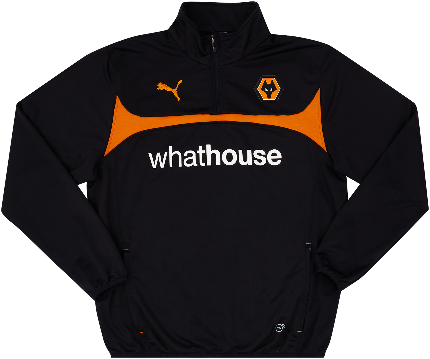 2014-15 Wolves Puma 1/4 Zip Training Top - Excellent 8/10 - (XXL)