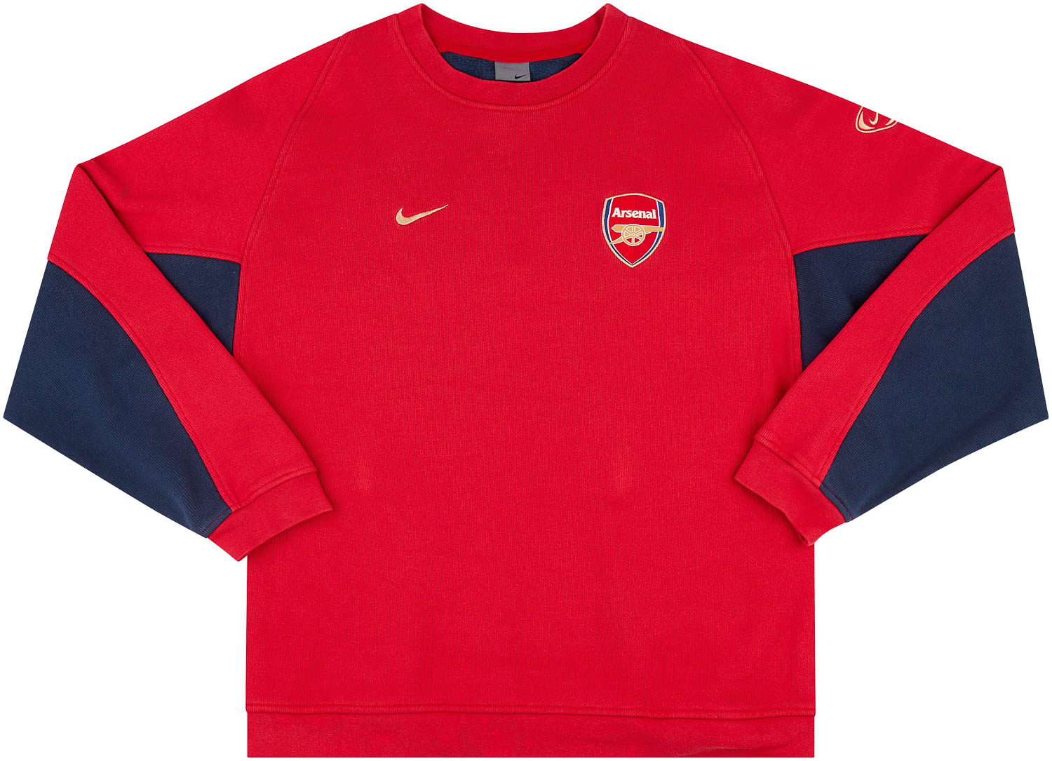 2002 04 Arsenal Nike Sweat Top Excellent 8 10 L