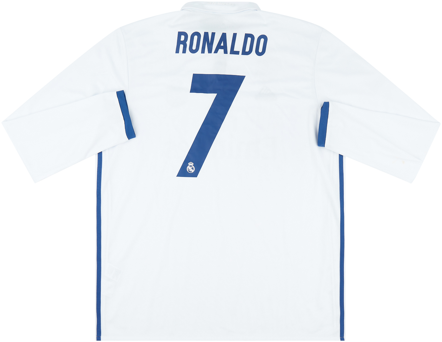 2016-17 Real Madrid Home L/S Shirt Ronaldo #7 - NEW - XL