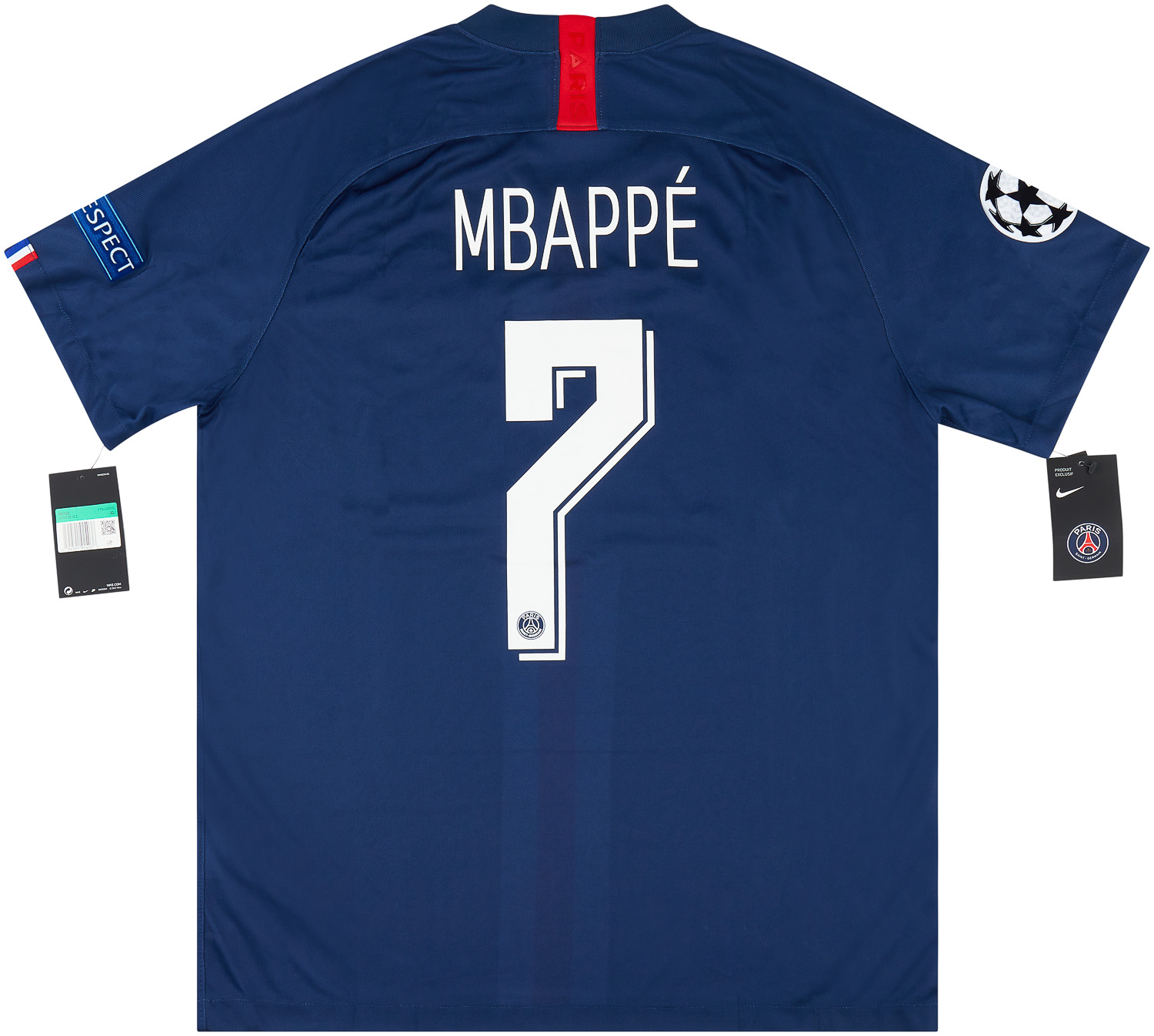 MAILLOT PSG 2018/2019 #Mbappe EUR 25,00 - FR