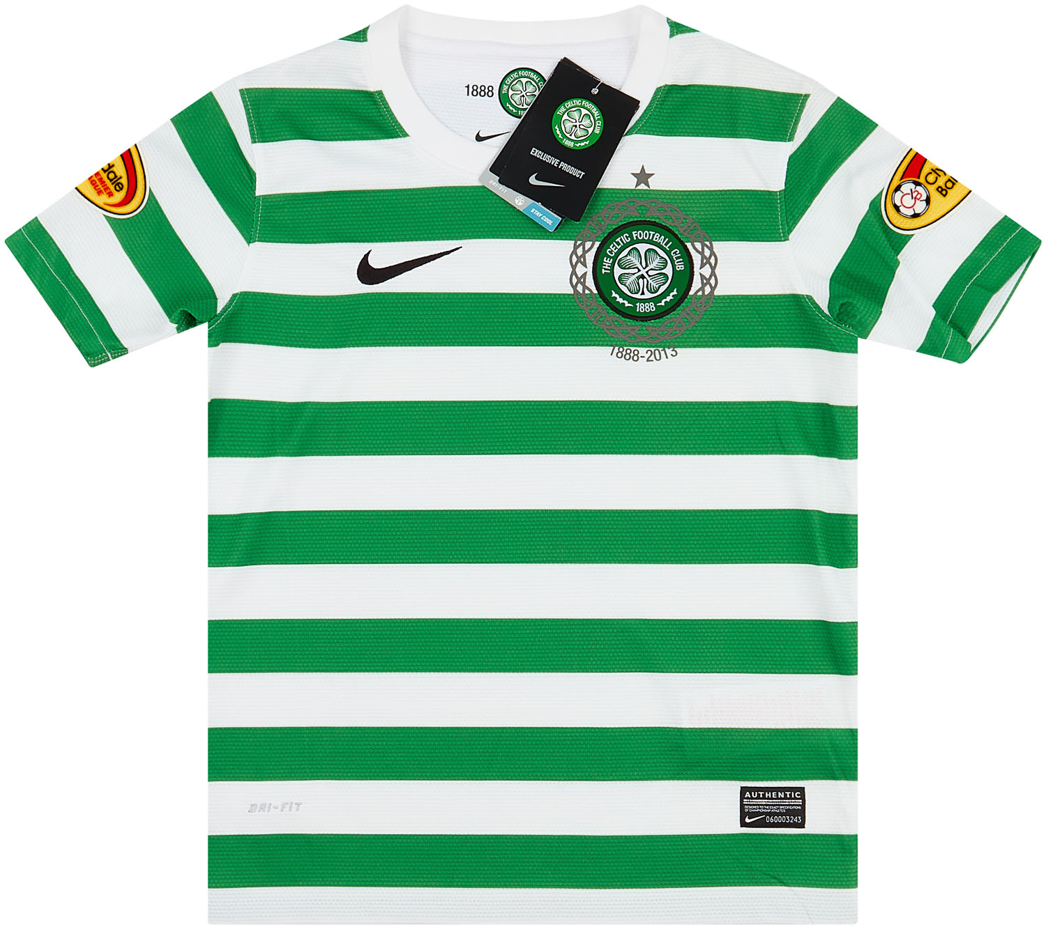 2012-13 Celtic '125th Anniversary' Home Shirt - NEW - (S.Boys)