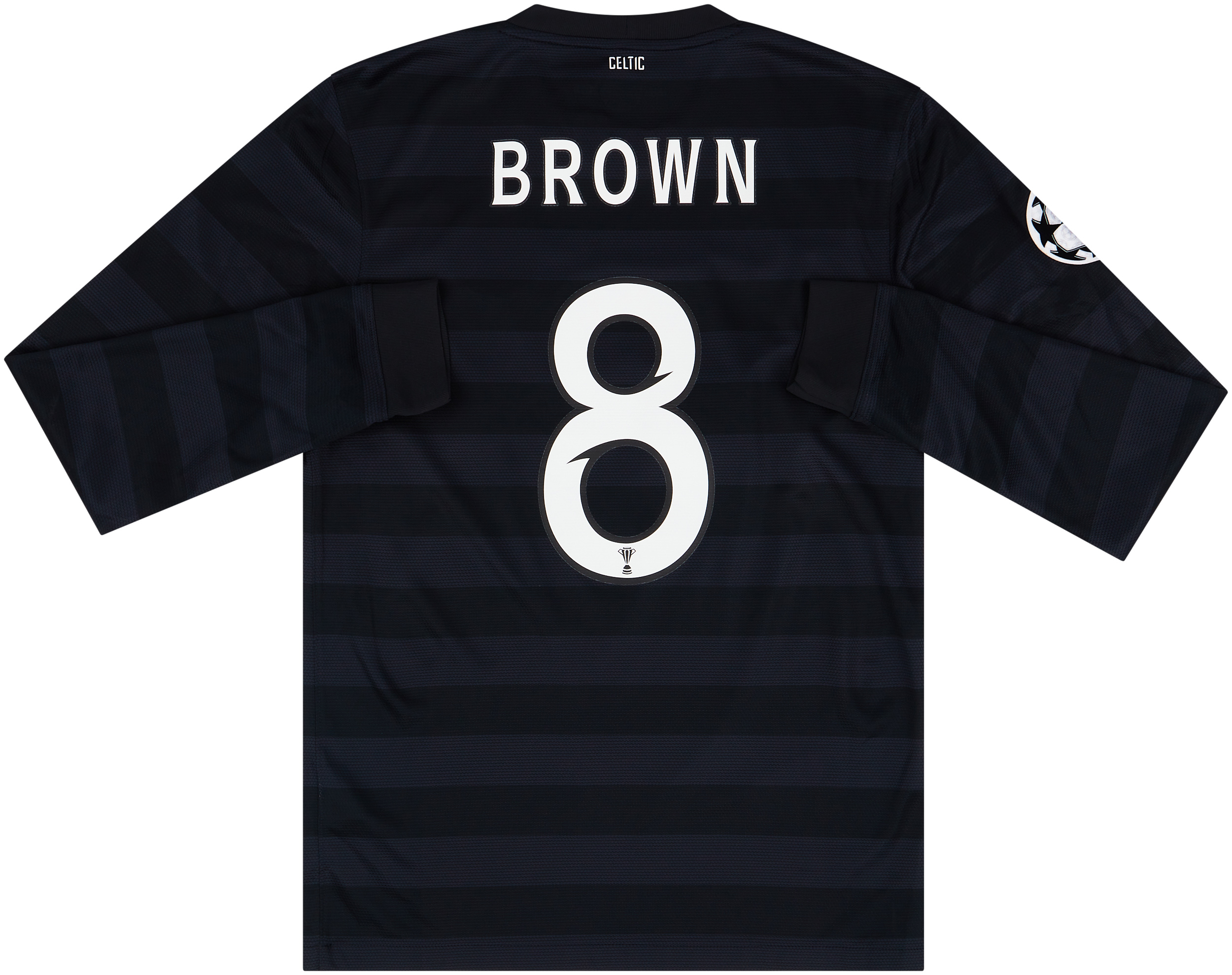 2012-13 Celtic '125th Anniversary' CL Away L/S Shirt Brown #8 (S)