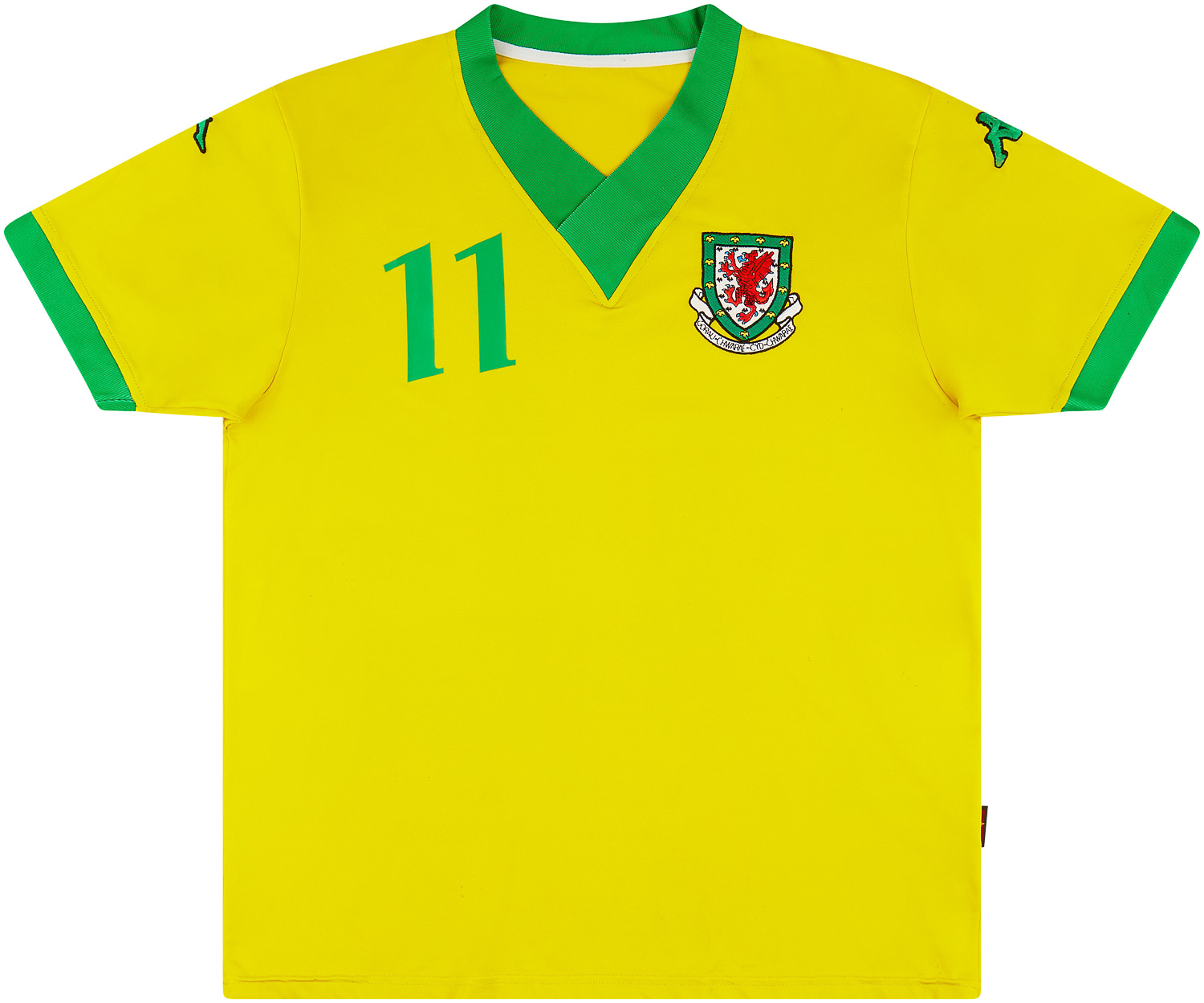 2006-07 Wales Away Shirt #11 - 7/10 - (XXL)