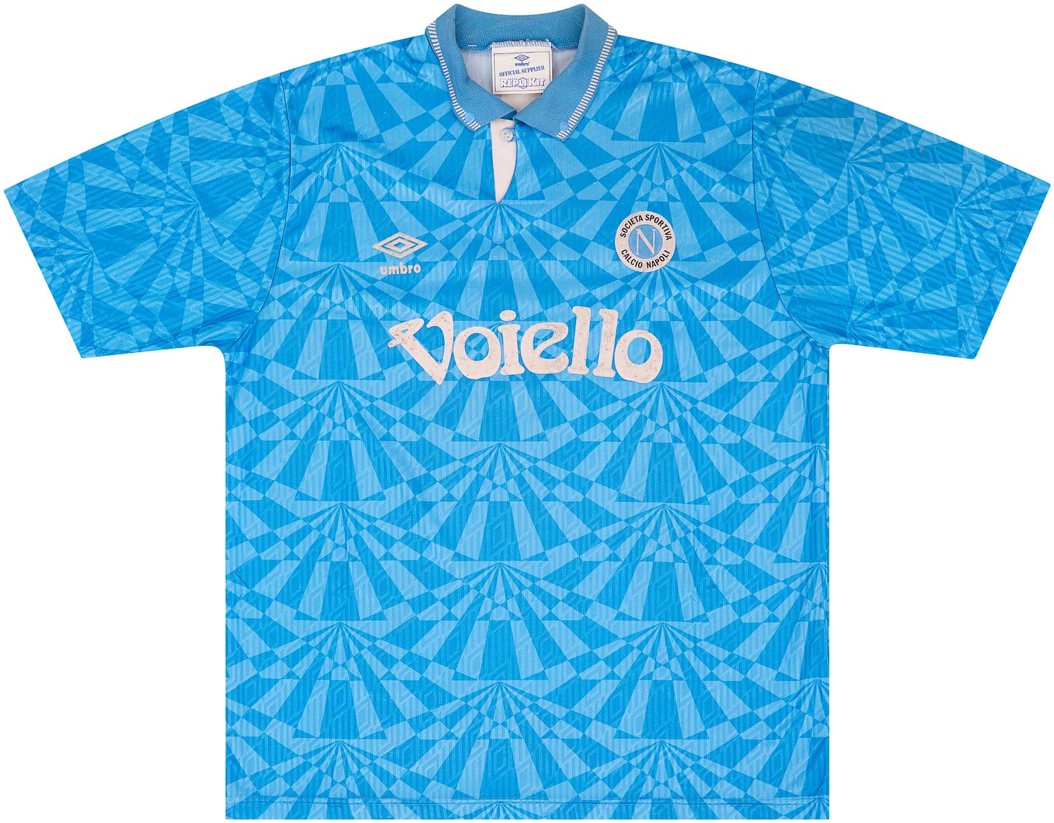 1991 93 Napoli Home Shirt 11 Good 5 10 XL