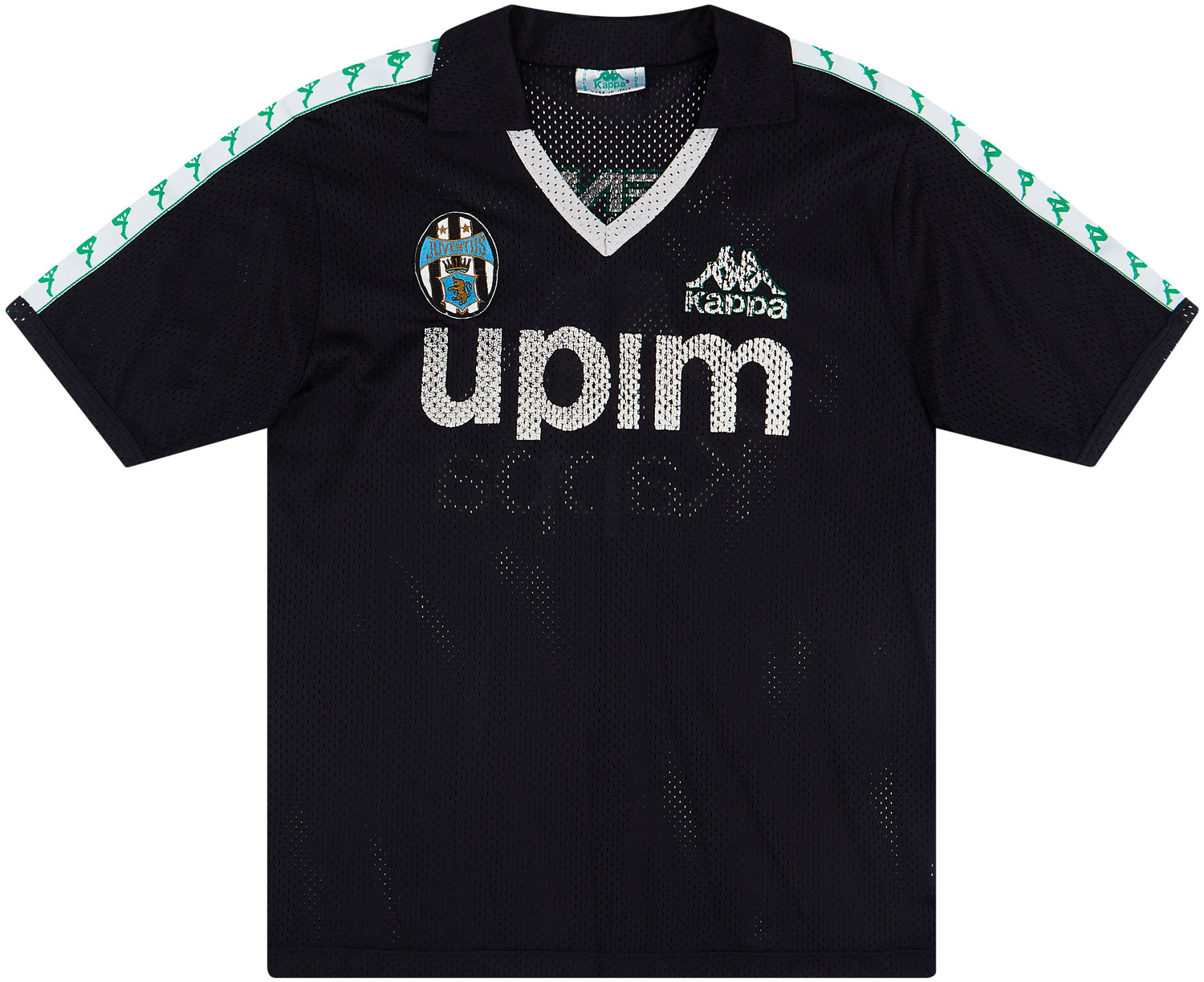 Maillot Entraînement Juventus Kappa 1998-1999 - Taille M - Noir - Vintage Occasion Porté