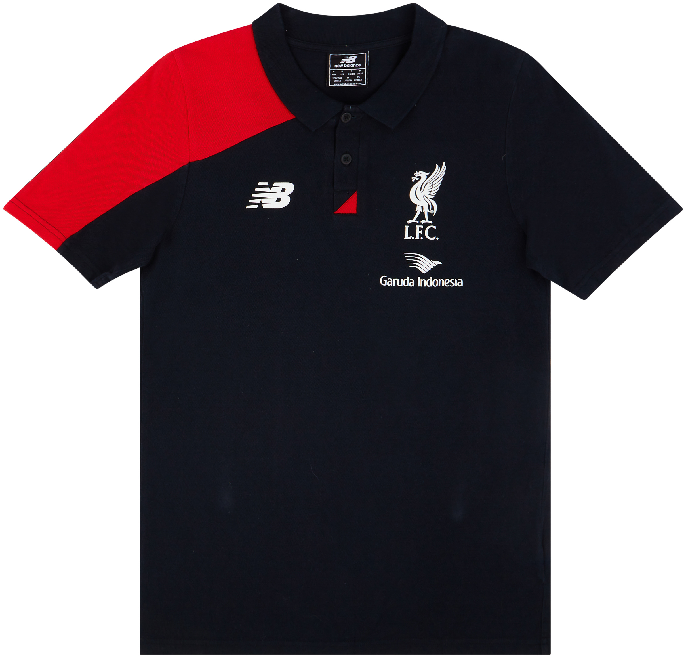 2015-16 Liverpool New Balance Polo Shirt - 9/10 - (S)