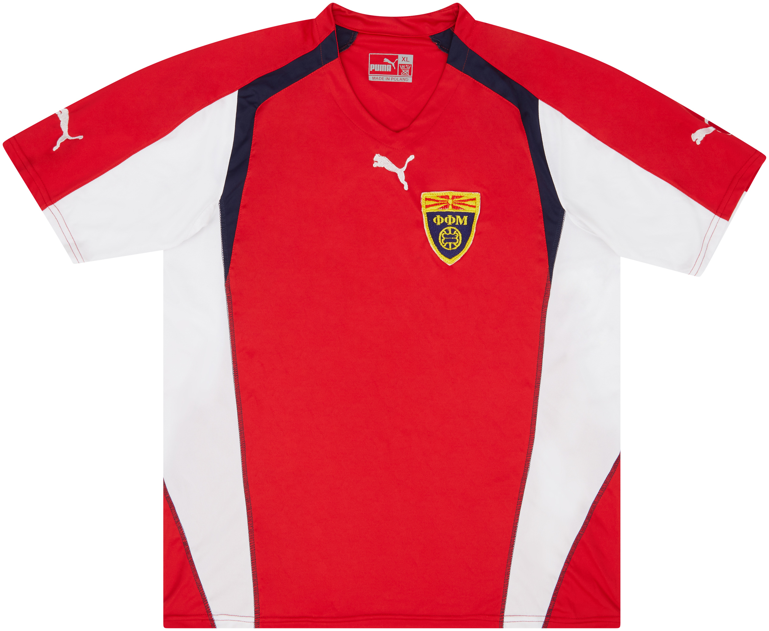 200405 North Macedonia Home Shirt Excellent 9/10 (XL)