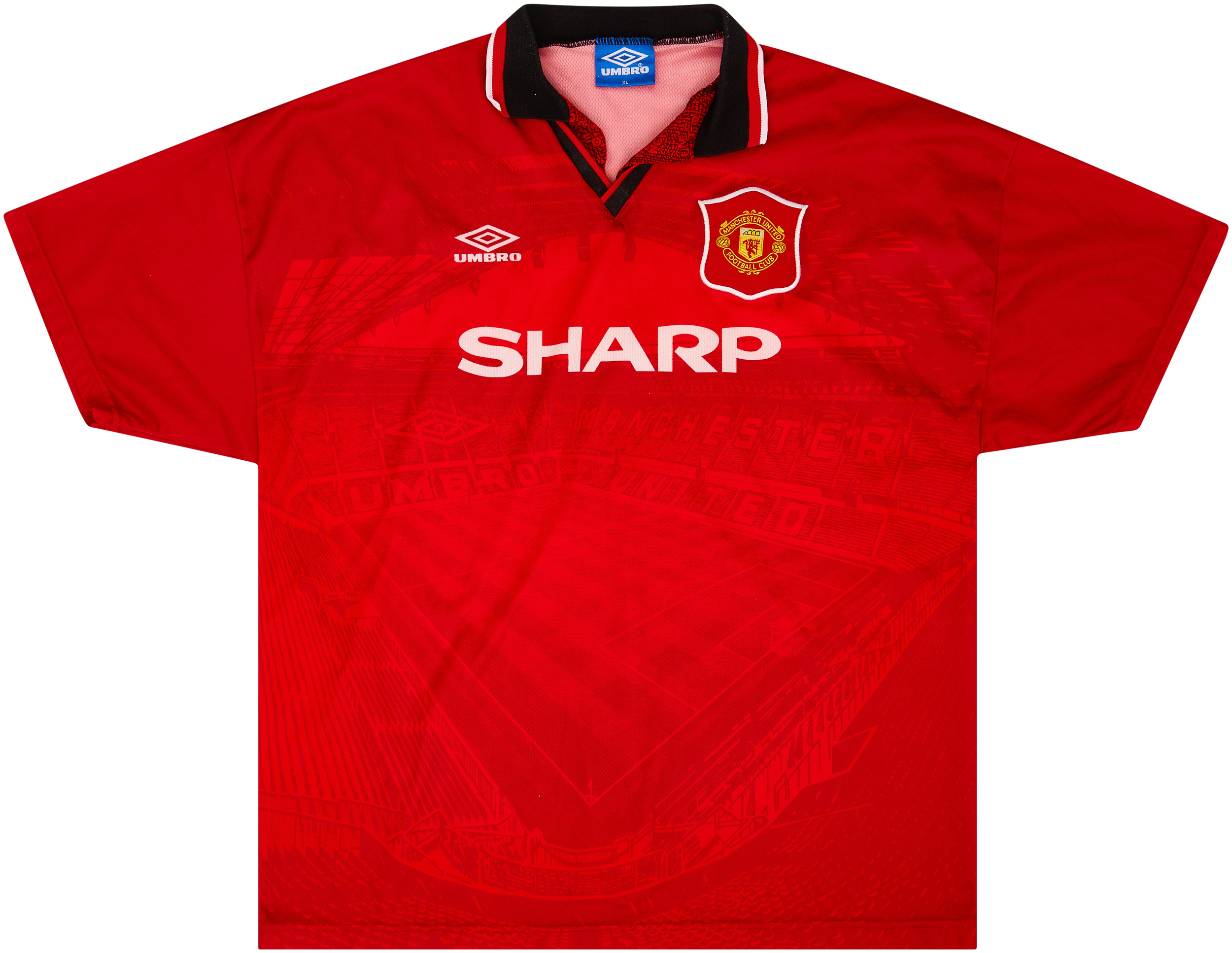 Maillot Manchester United Third 1994/96 – Umbro – Taille XL – Bleu